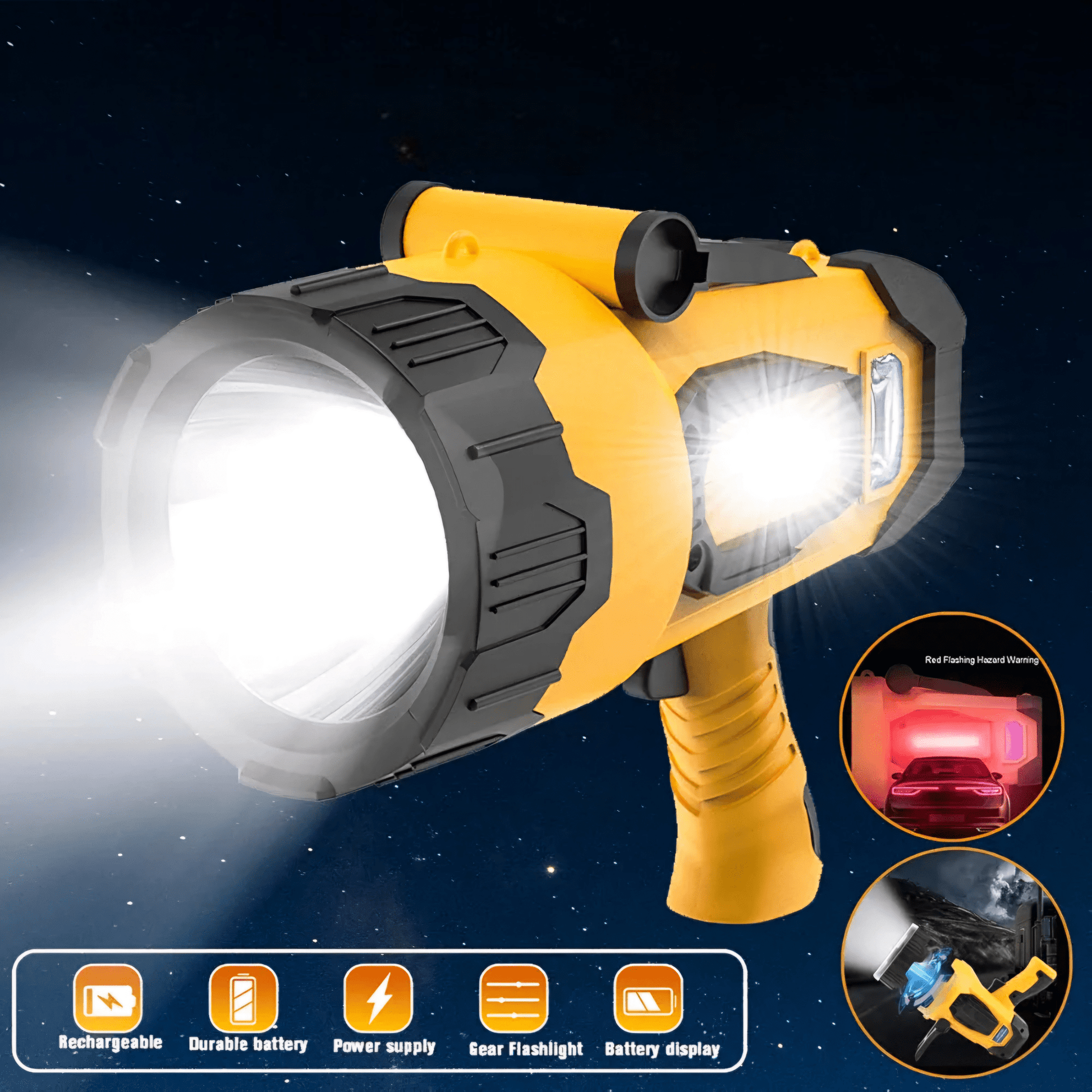 HY - 7006 Multifunkcionális LED Keresőlámpa - | Cyber Bazaar