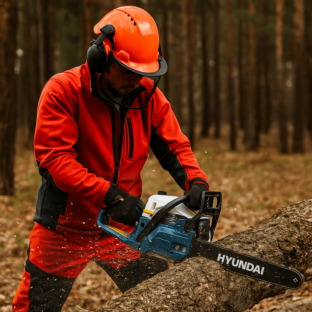HYUNDAI Benzinmotoros Láncfűrész - | Cyber Bazaar