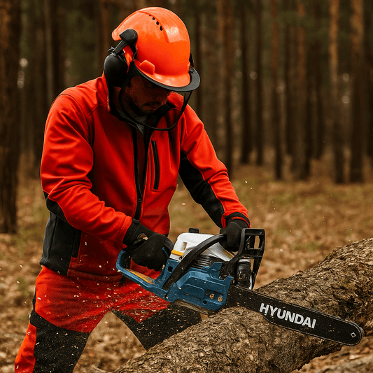 HYUNDAI Benzinmotoros Láncfűrész - | Cyber Bazaar