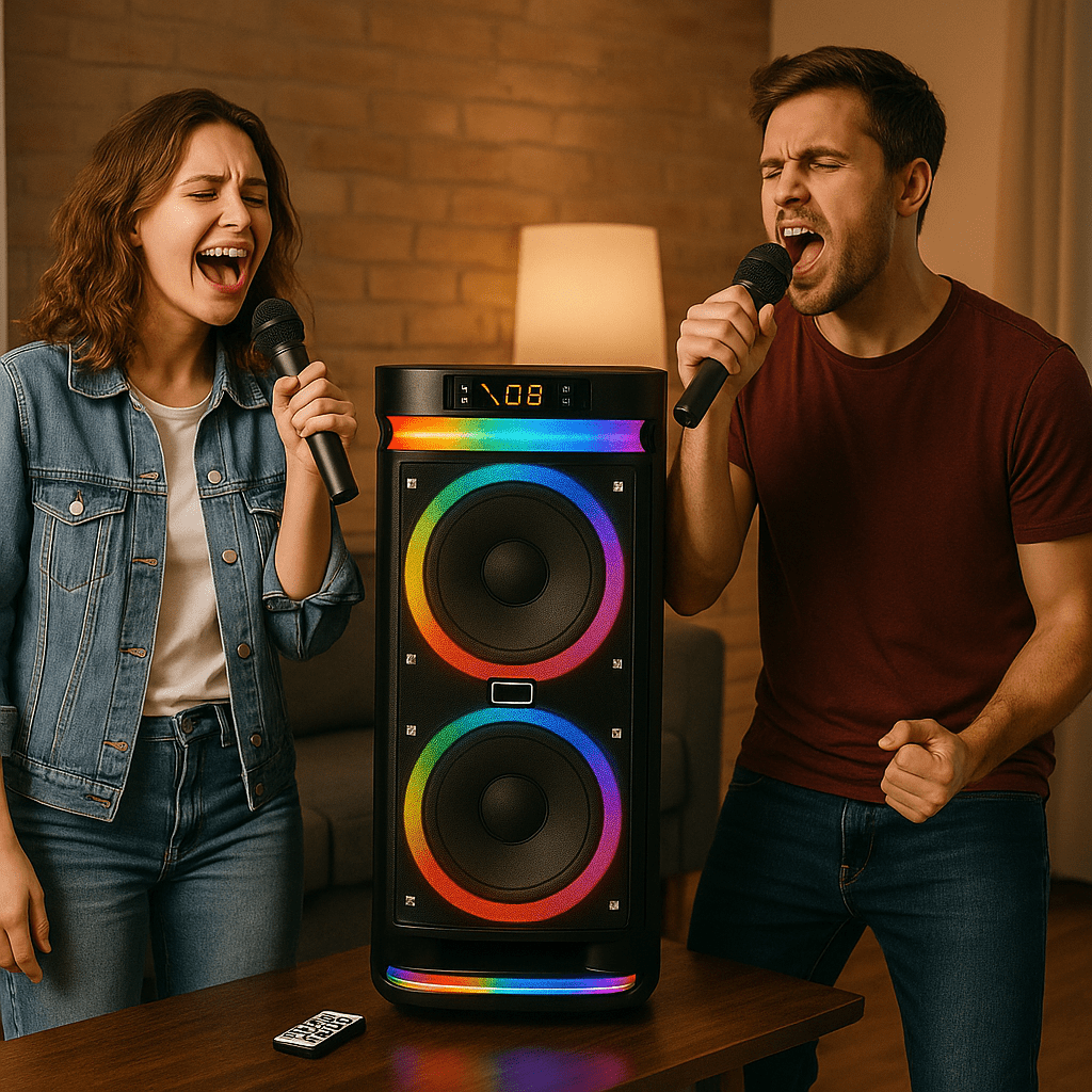 iKaraoke Box 360° RGB Light – Hangrendszer - | Cyber Bazaar