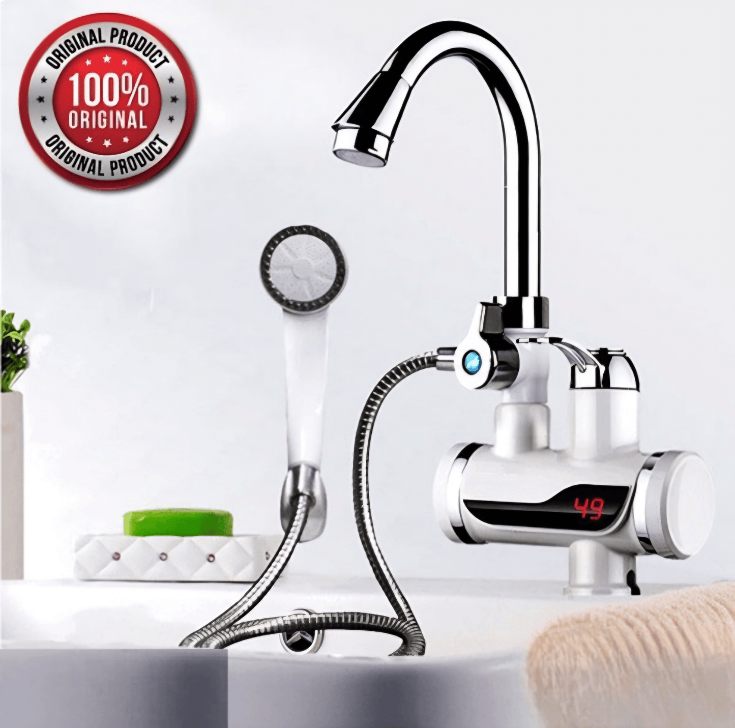 Instant Vízmelegítő Csaptelep és Zuhany - | Cyber Bazaar