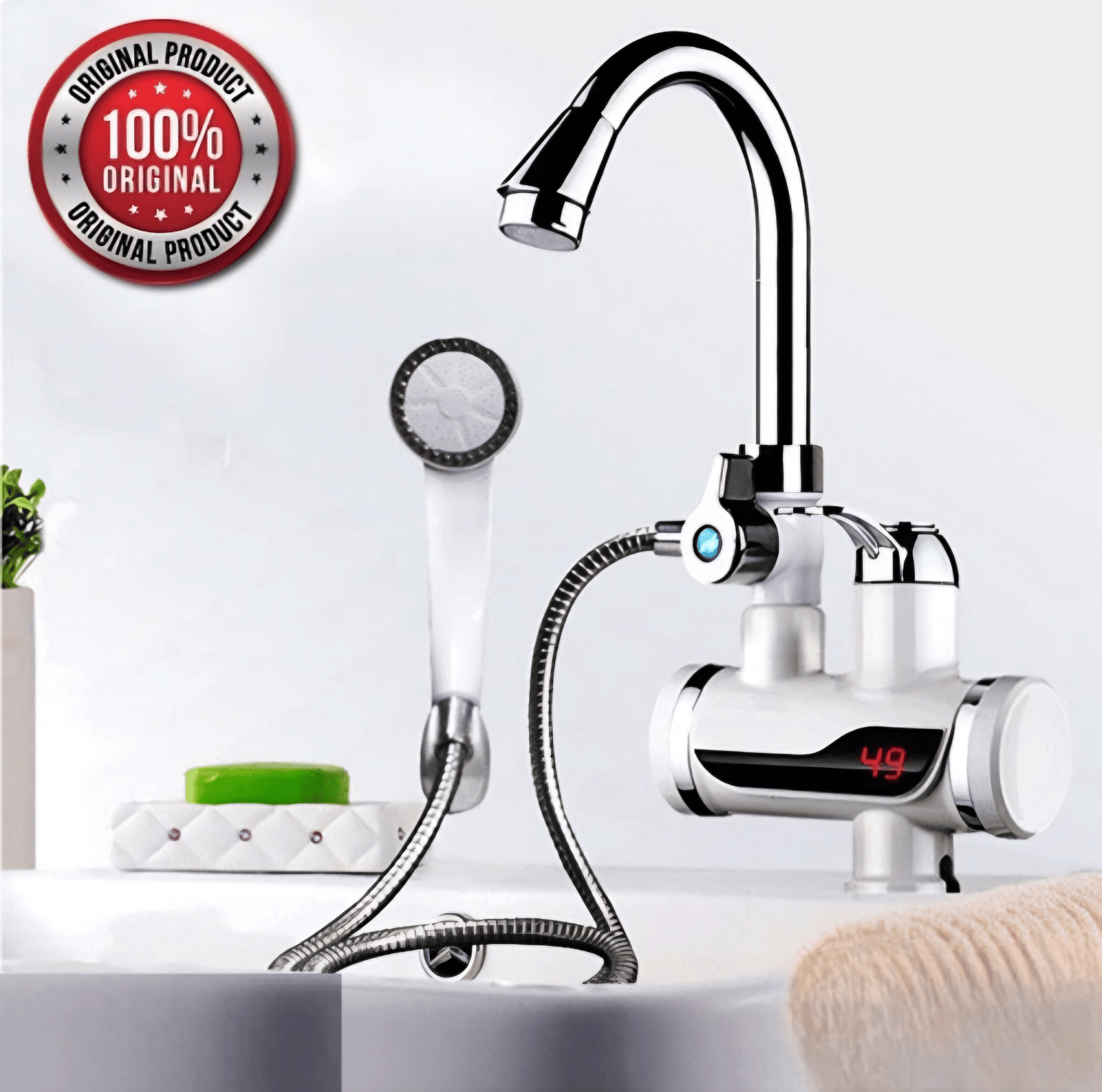 Instant Vízmelegítő Csaptelep és Zuhany - | Cyber Bazaar