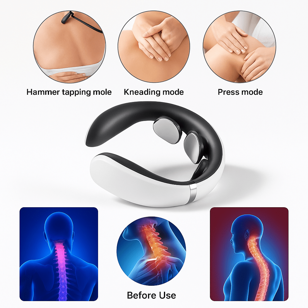 Intelligens Nyakmasszírozó 1+1 Ingyen - | Cyber Bazaar