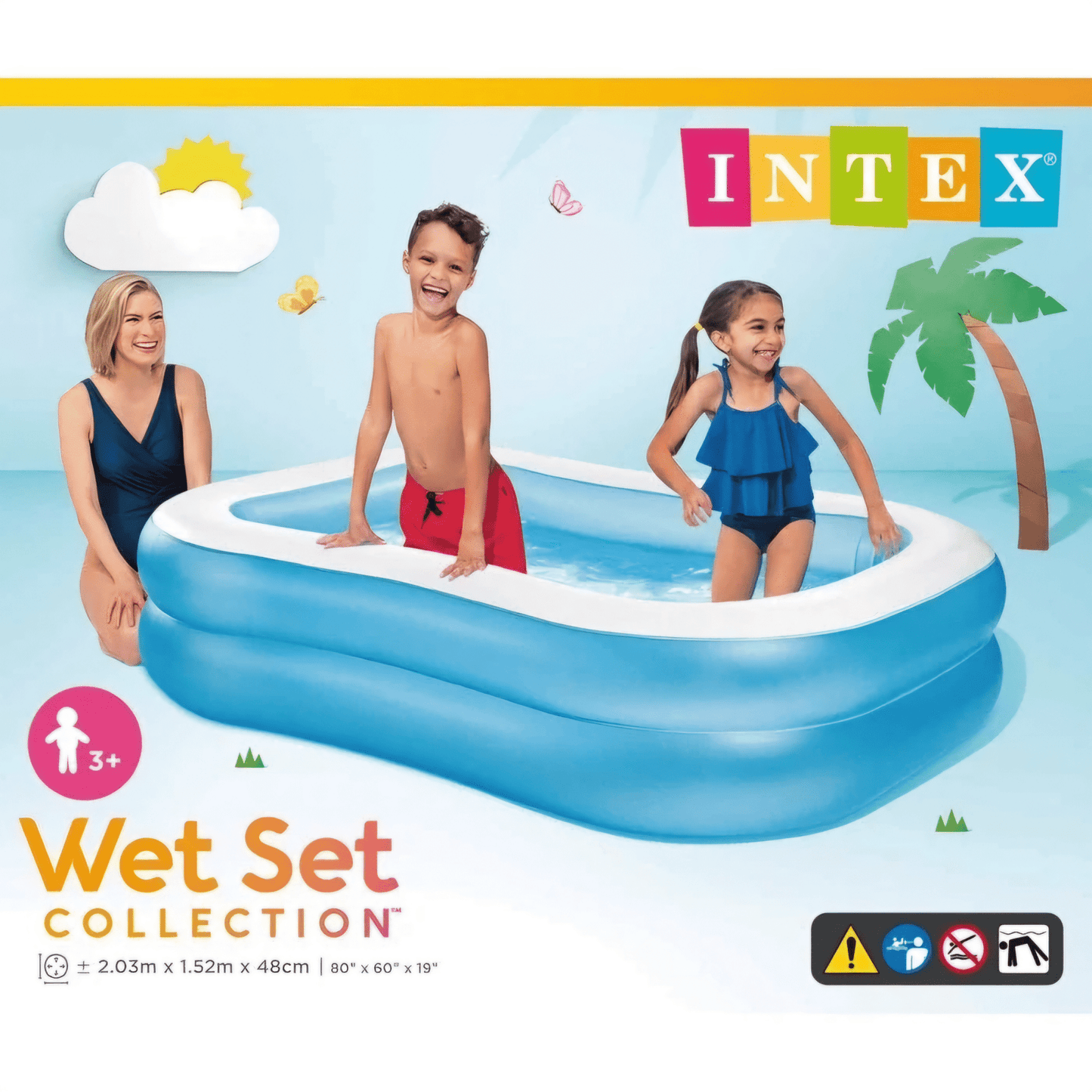 Intex Felfújható Medence (203 x 152 x 48 cm) - | Cyber Bazaar