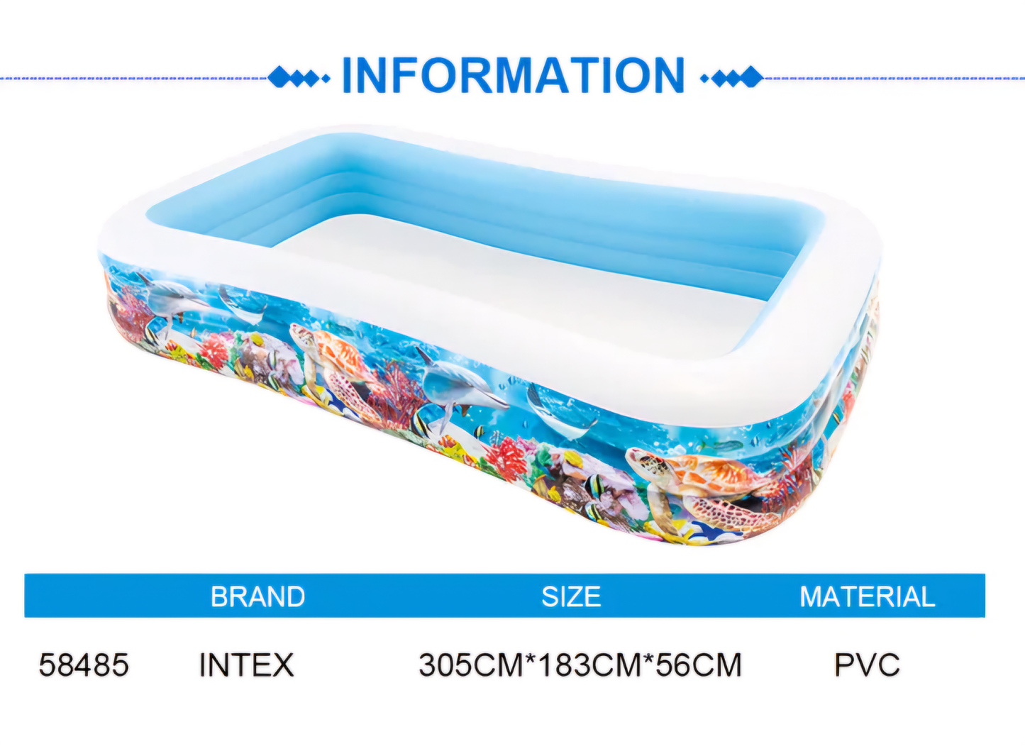 Intex Felfújható Medence (305 x 183 x 56 cm) - | Cyber Bazaar