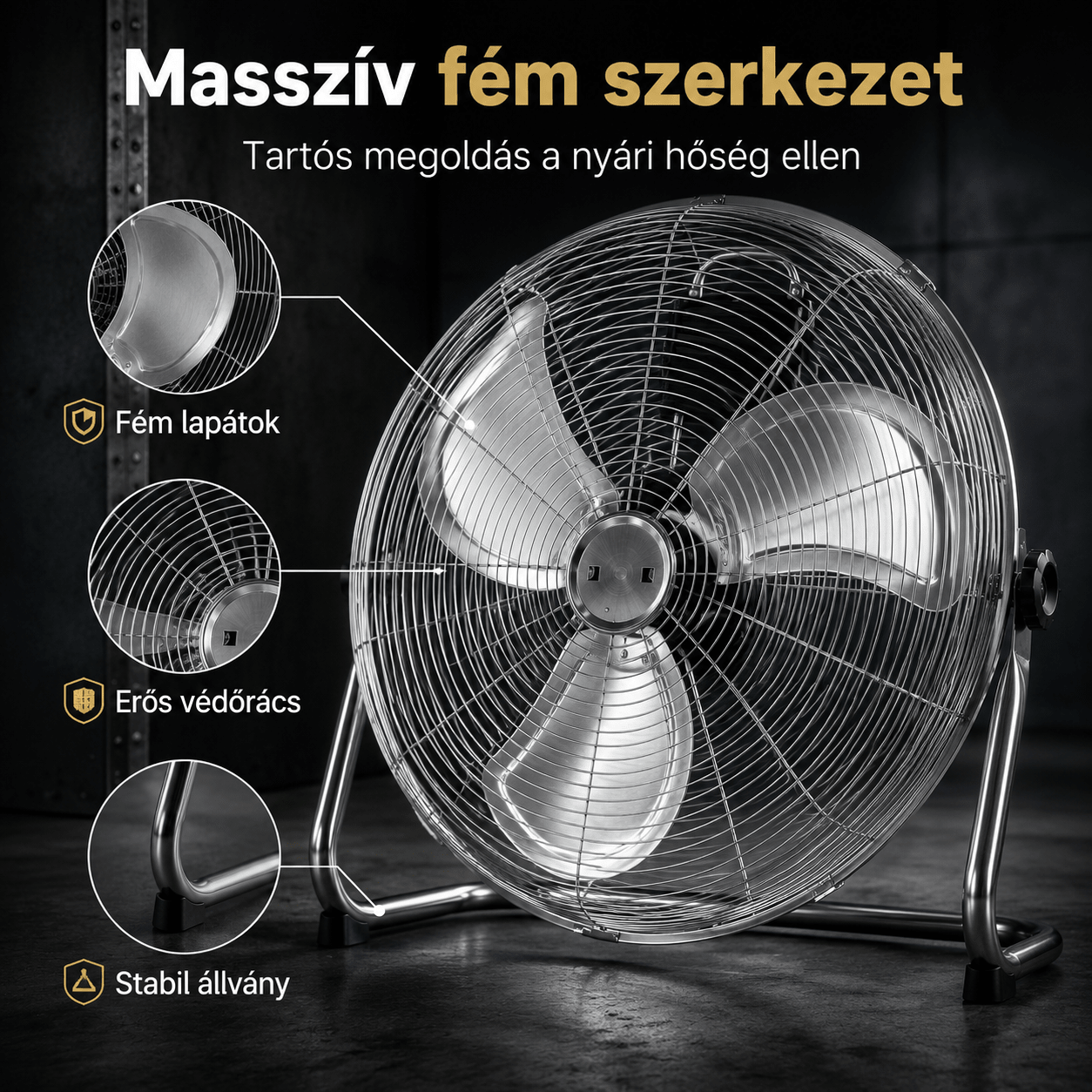 Ipari 20" Padlóventilátor - | Cyber Bazaar