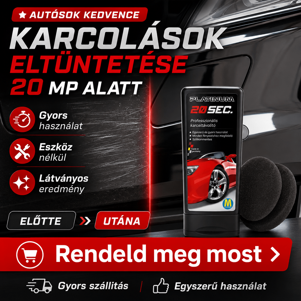 Karcolás Eltüntető Profi Készlet - | Cyber Bazaar