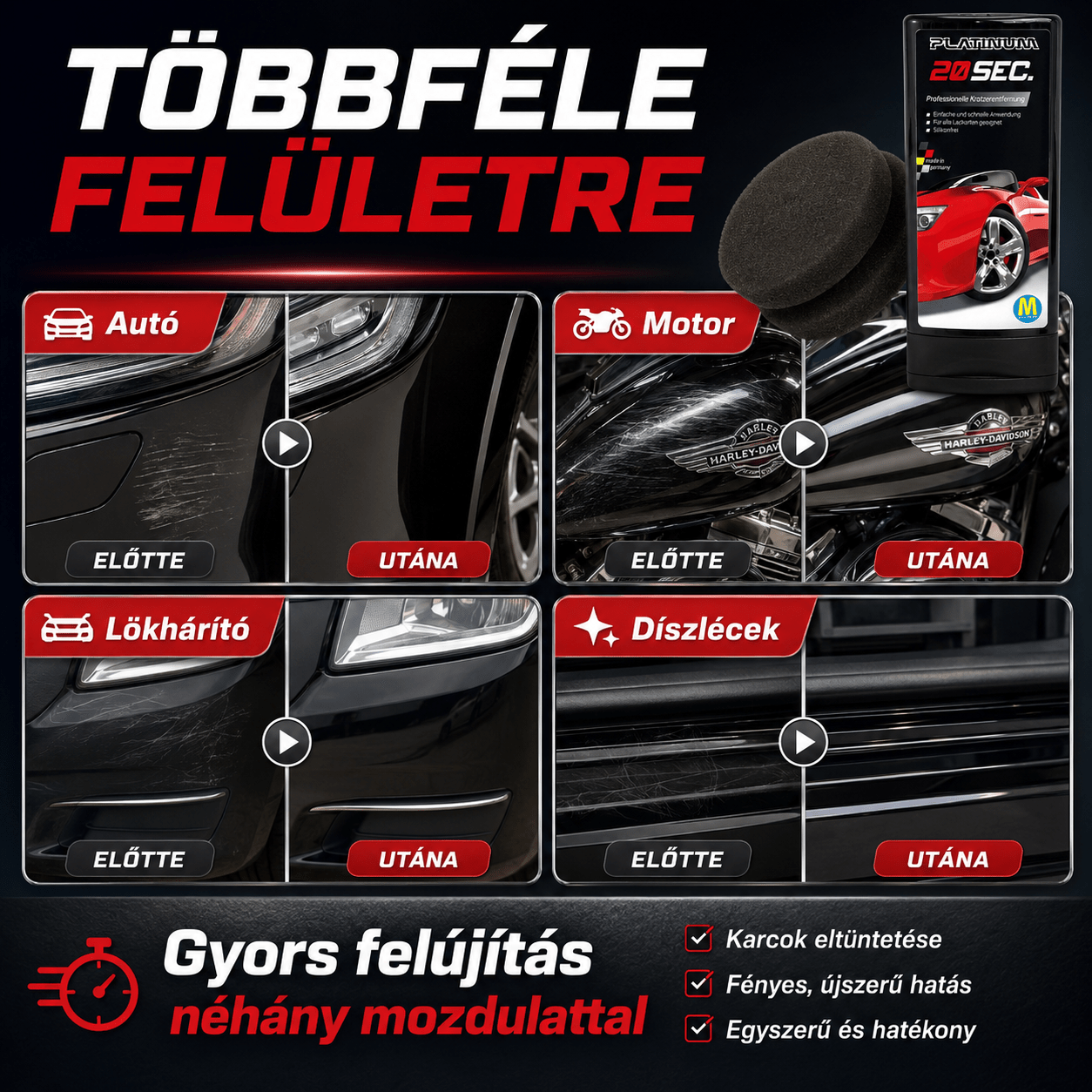 Karcolás Eltüntető Profi Készlet - | Cyber Bazaar