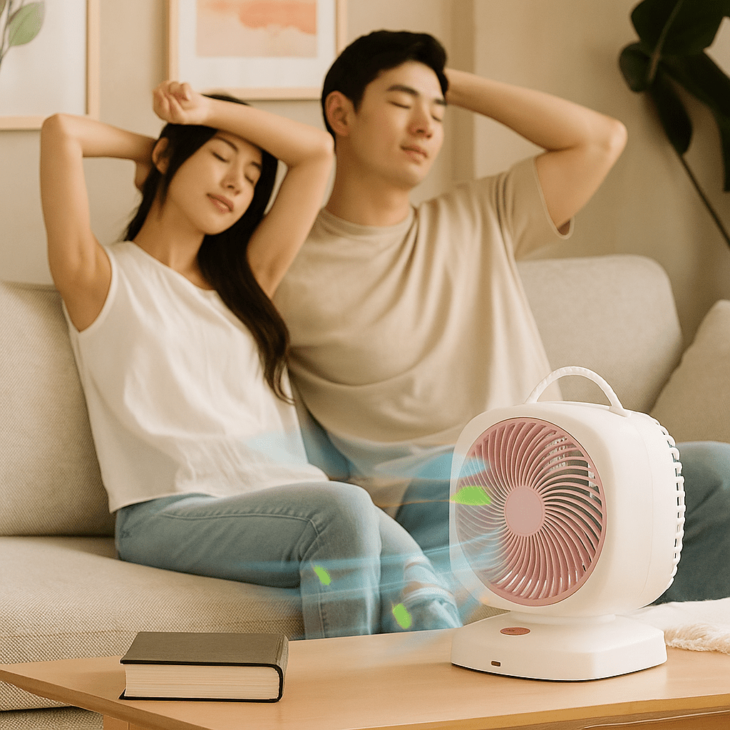 Kétszintes Asztali Cirkulációs Ventilátor - | Cyber Bazaar