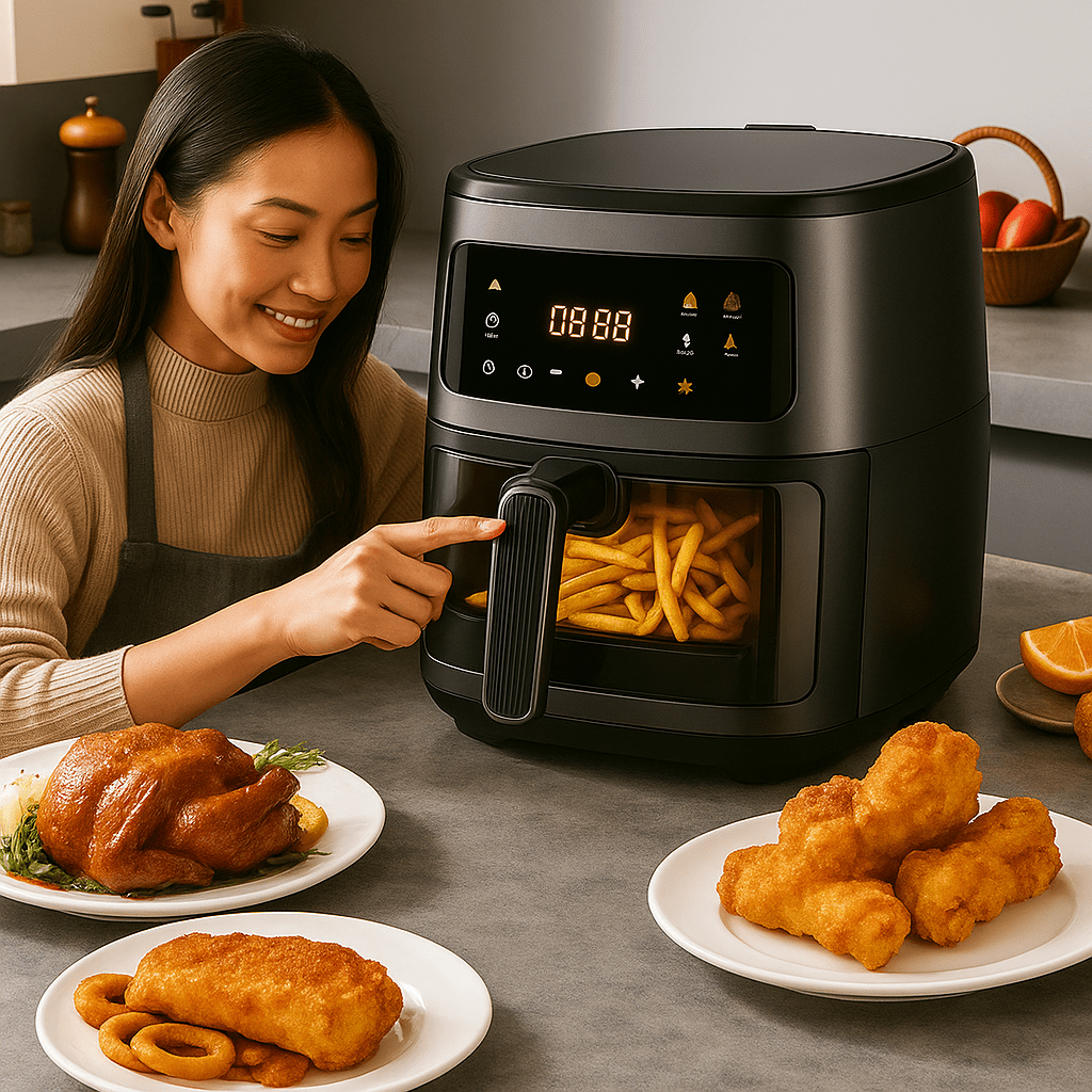 Kimiyo Air Fryer – 8L, 2400W - | Cyber Bazaar