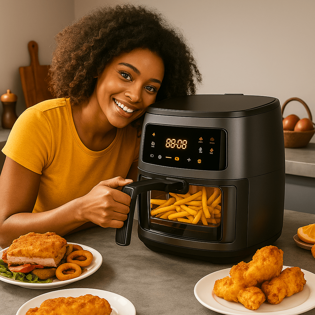 Kimiyo Air Fryer – 8L, 2400W - | Cyber Bazaar