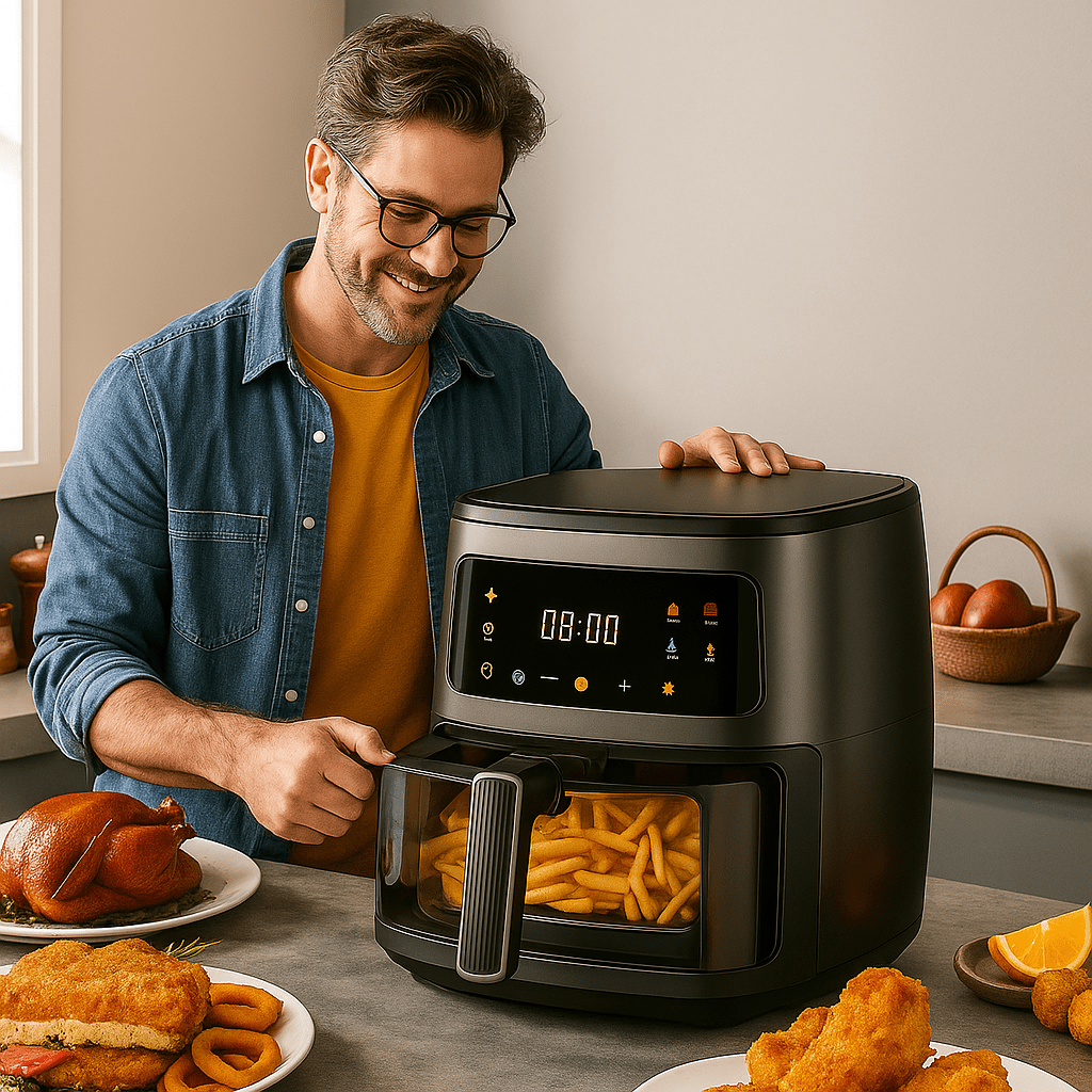 Kimiyo Air Fryer – 8L, 2400W - | Cyber Bazaar