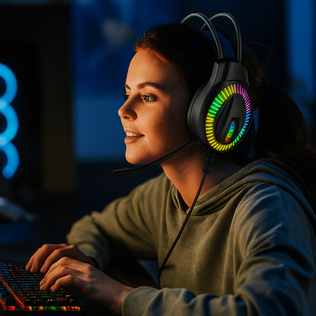 Kouvolsen Gamer Fejhallgató - | Cyber Bazaar