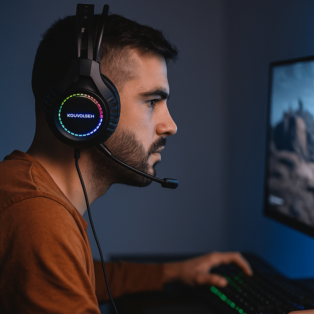 Kouvolsen Gamer Fejhallgató - | Cyber Bazaar