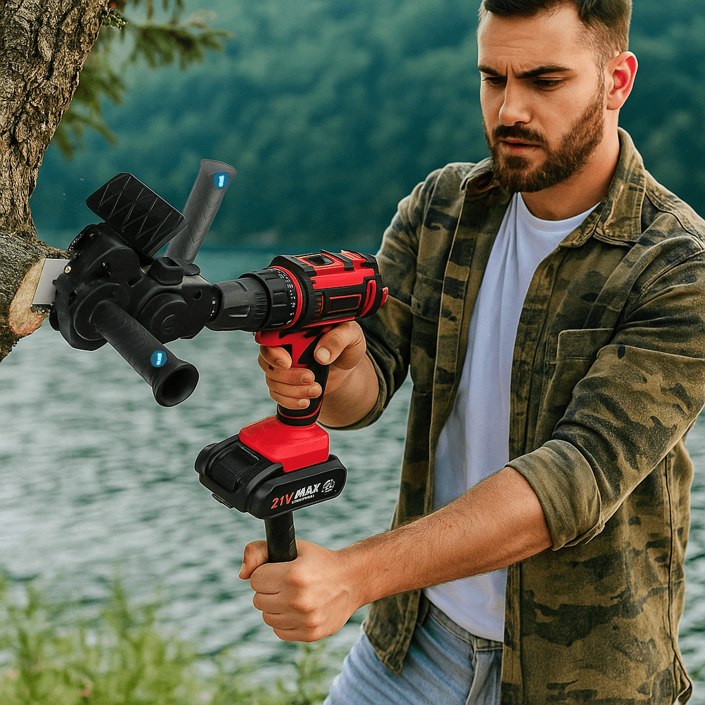 KraffTech Láncfűrész Adapter Univerzális - | Cyber Bazaar