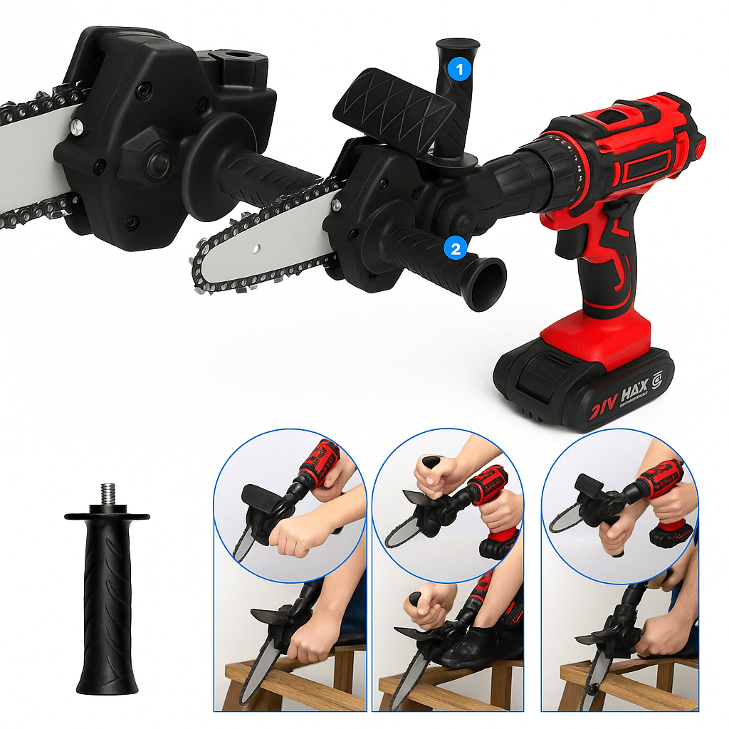 KraffTech Láncfűrész Adapter Univerzális - | Cyber Bazaar