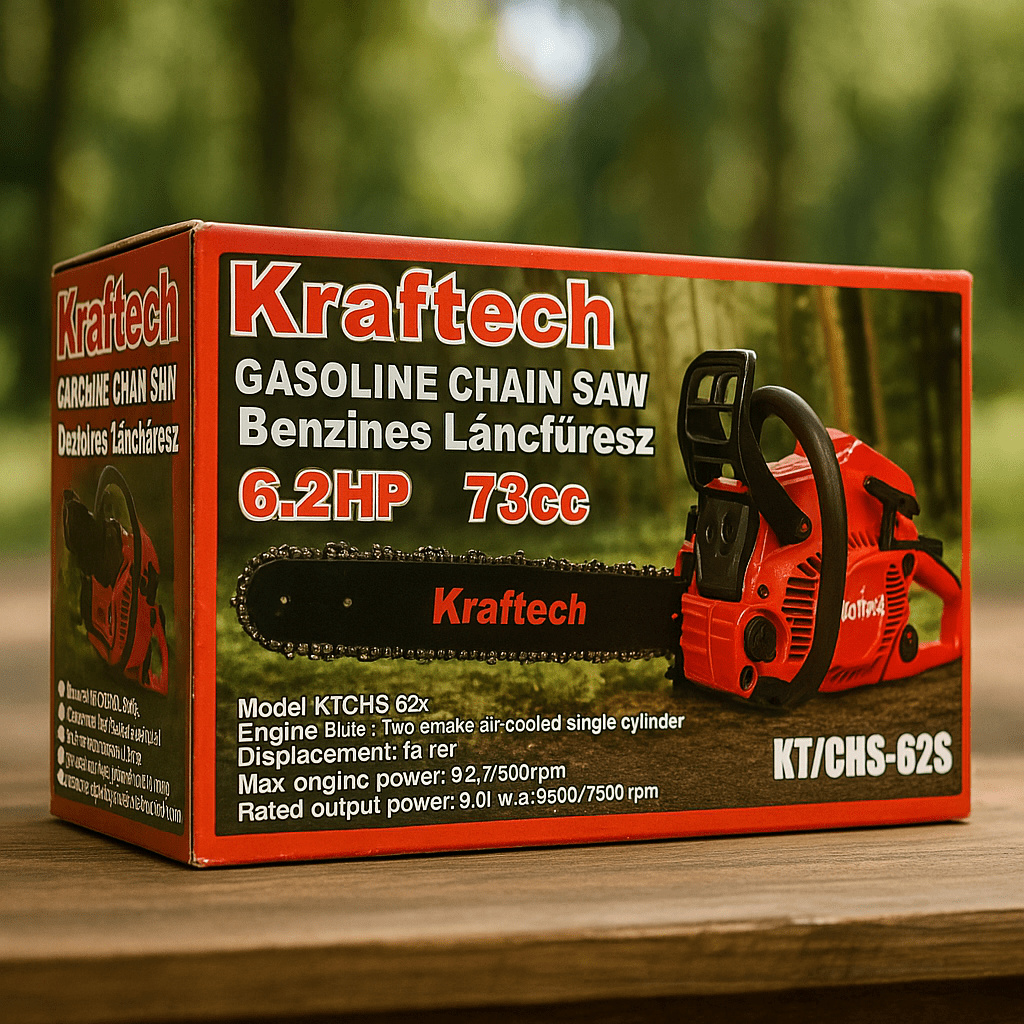 Krafttech Benzinmotoros Láncfűrész - | Cyber Bazaar