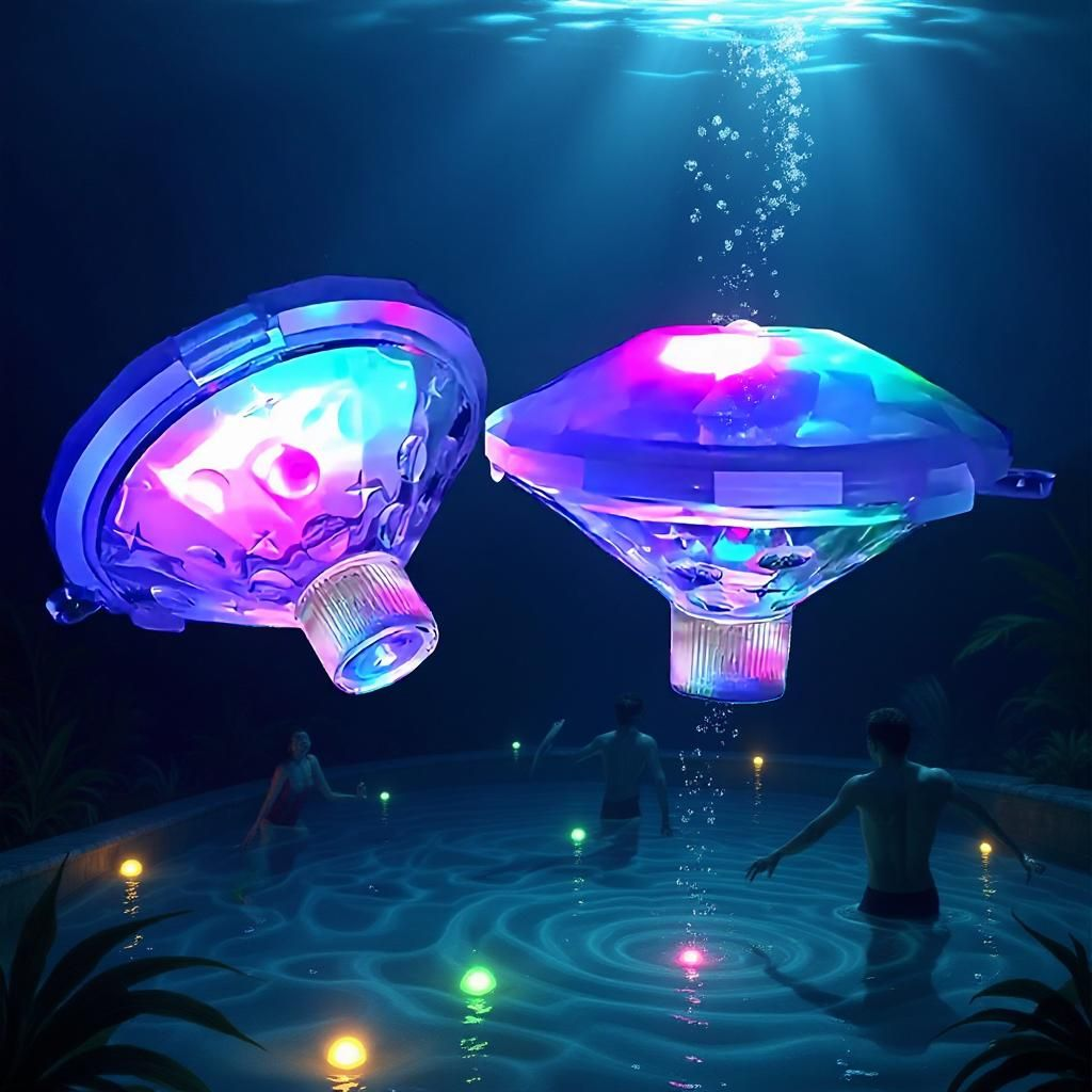 Lebegő RGB Medencelámpa 1+1 Ingyen - | Cyber Bazaar