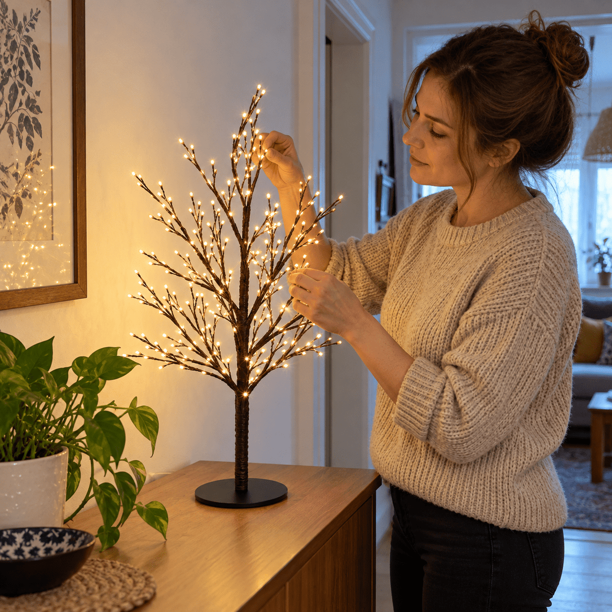LED dekorációs fa – 60 cm, 240 LED - LED dekoráció | Cyber Bazaar