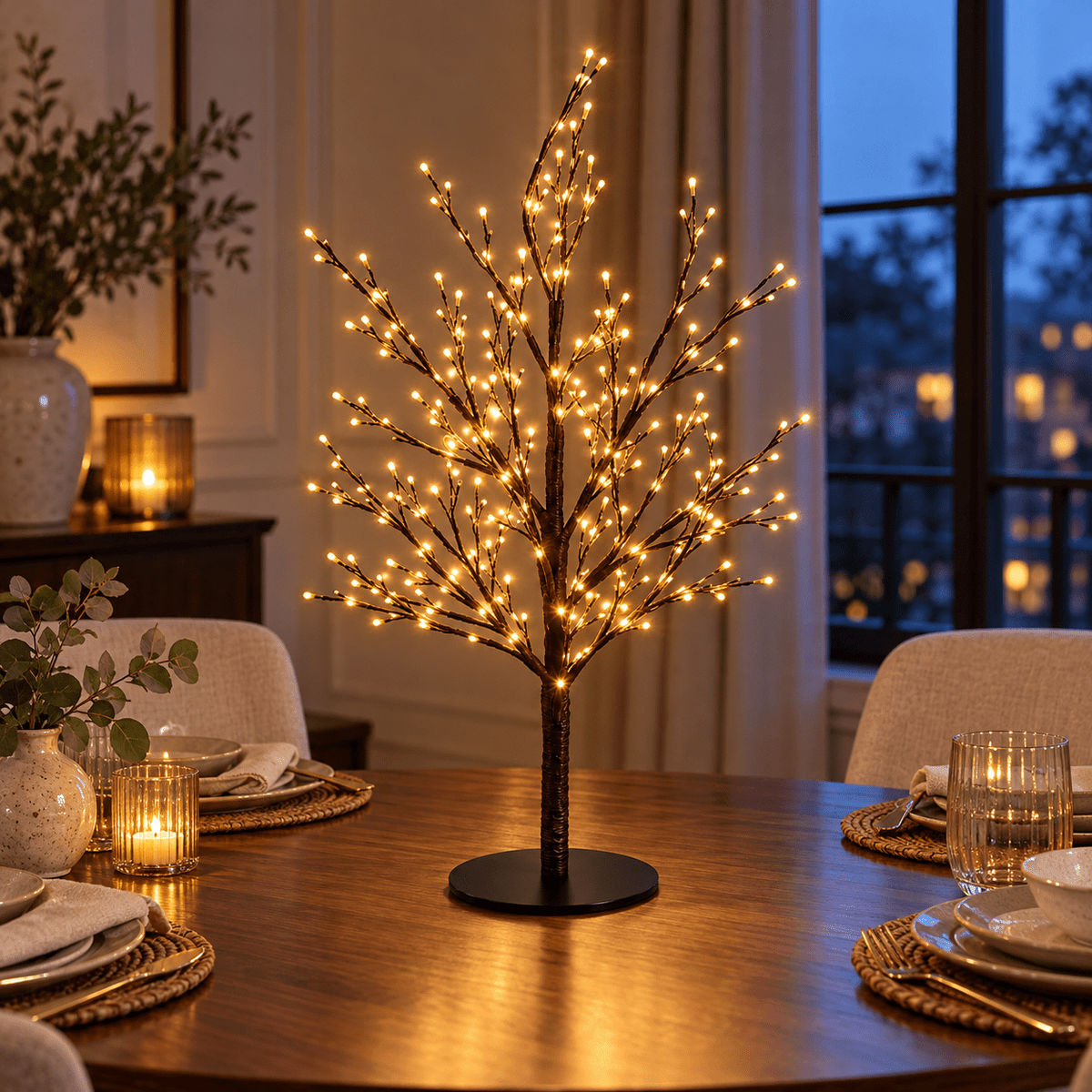 LED dekorációs fa – 60 cm, 240 LED - LED dekoráció | Cyber Bazaar