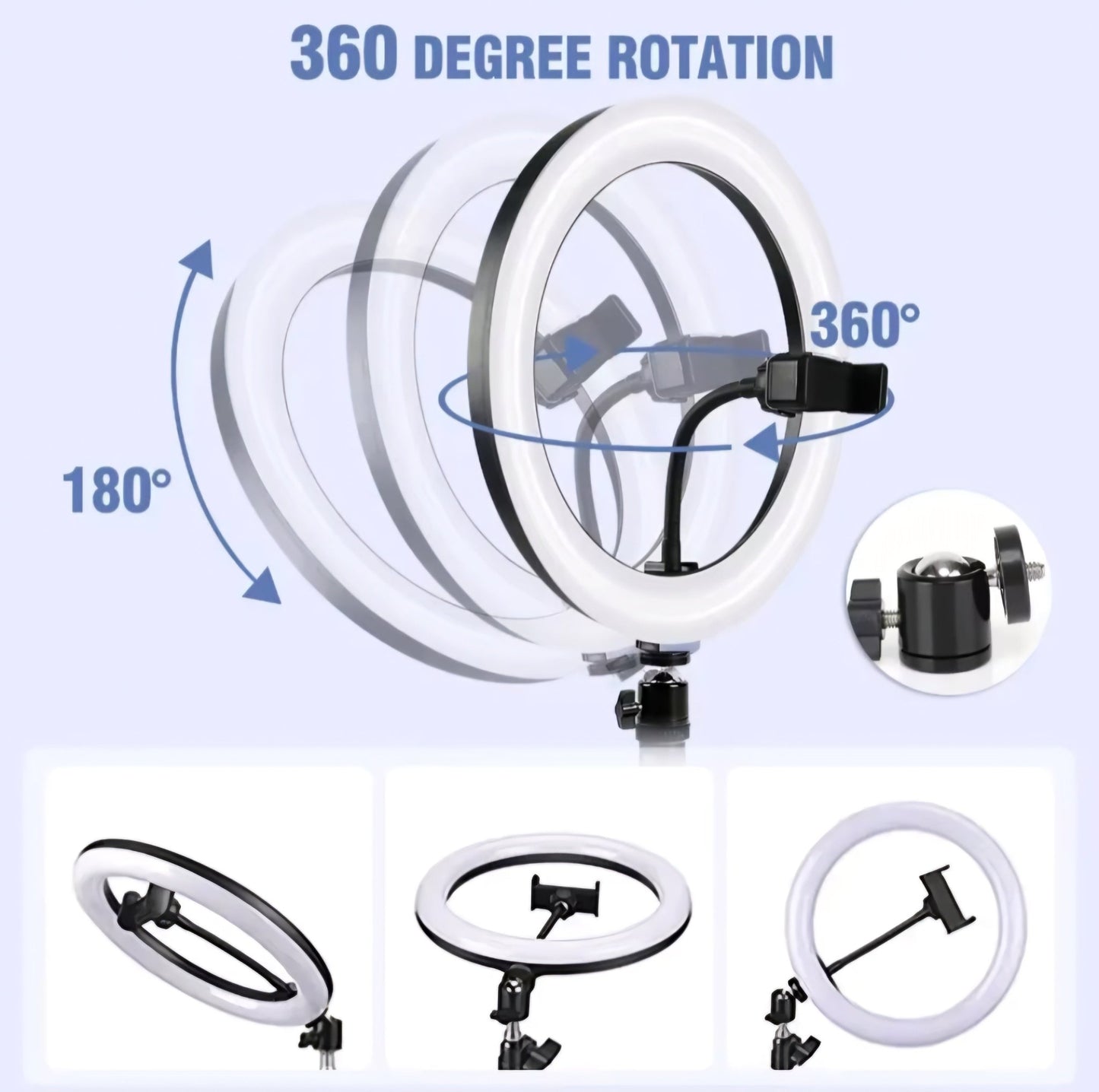 LED Gyűrűs Lámpa 1+1 ingyen - | Cyber Bazaar