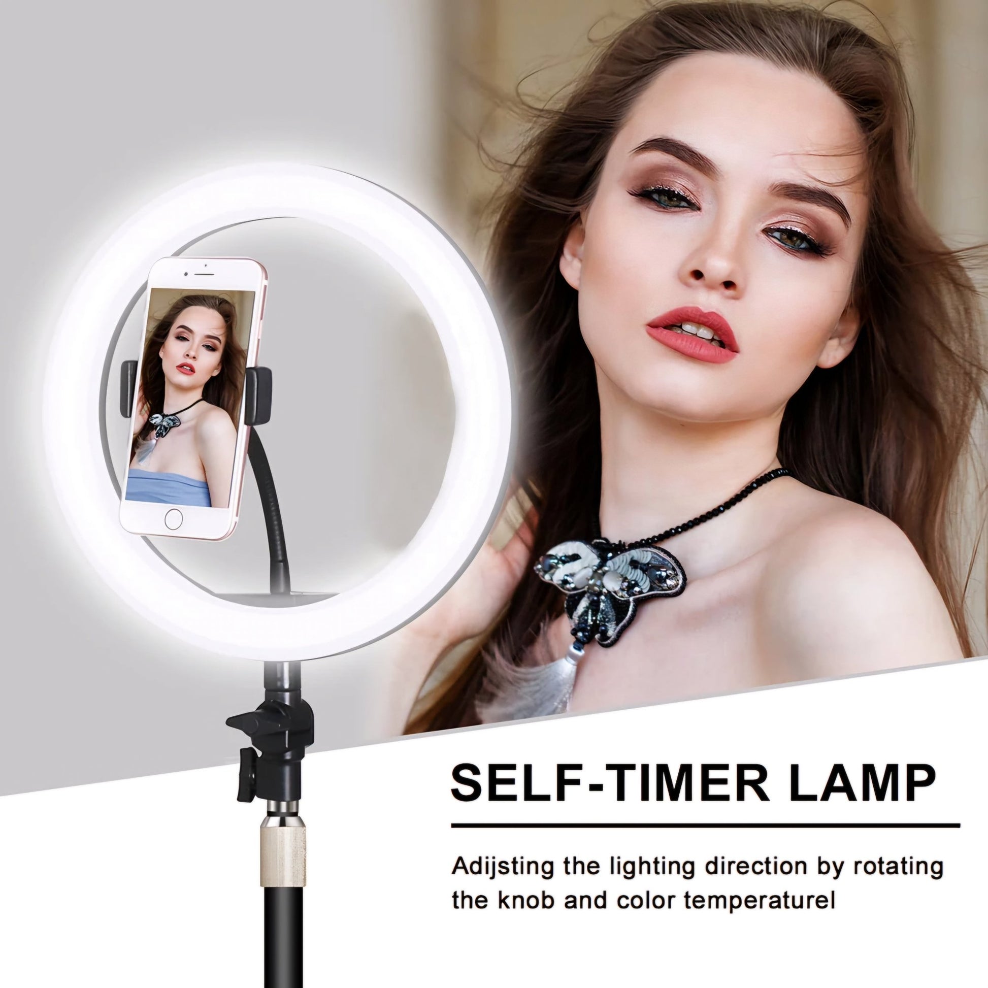 LED Gyűrűs Lámpa 1+1 ingyen - | Cyber Bazaar