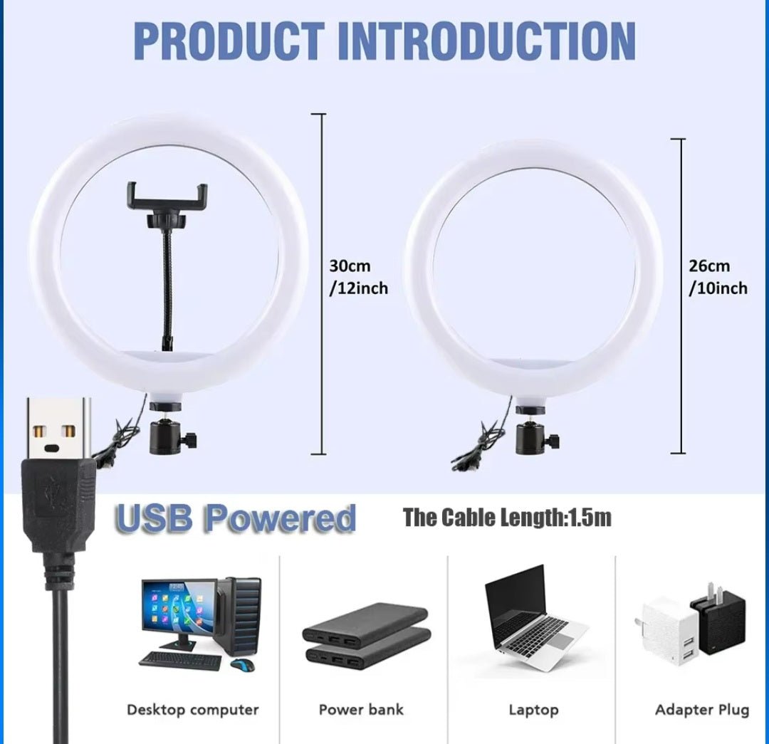 LED Gyűrűs Lámpa 1+1 ingyen - | Cyber Bazaar