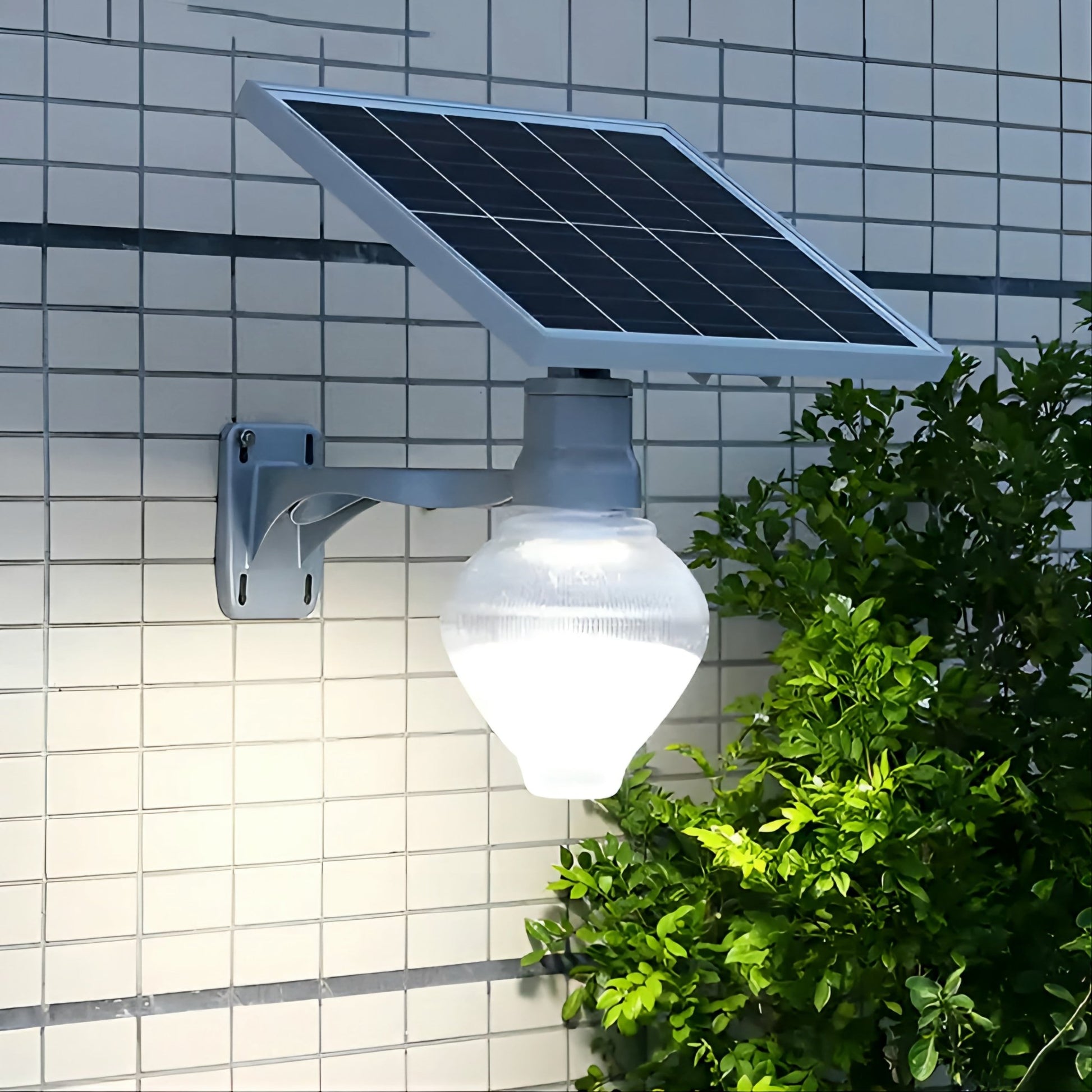 LED Napelemes Fali Utcai Lámpa - | Cyber Bazaar
