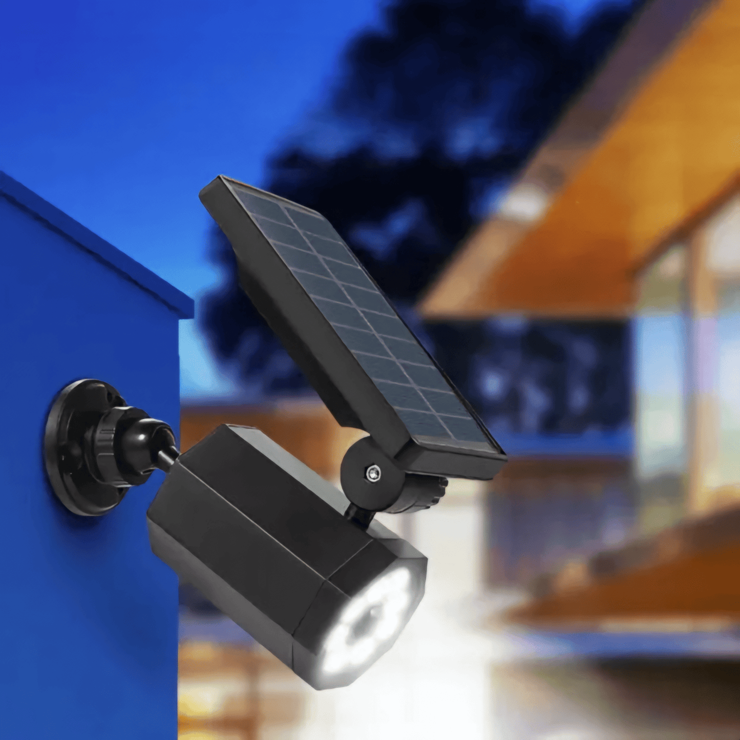 LED Napelemes Mozgásérzékelős Kültéri Lámpa - | Cyber Bazaar