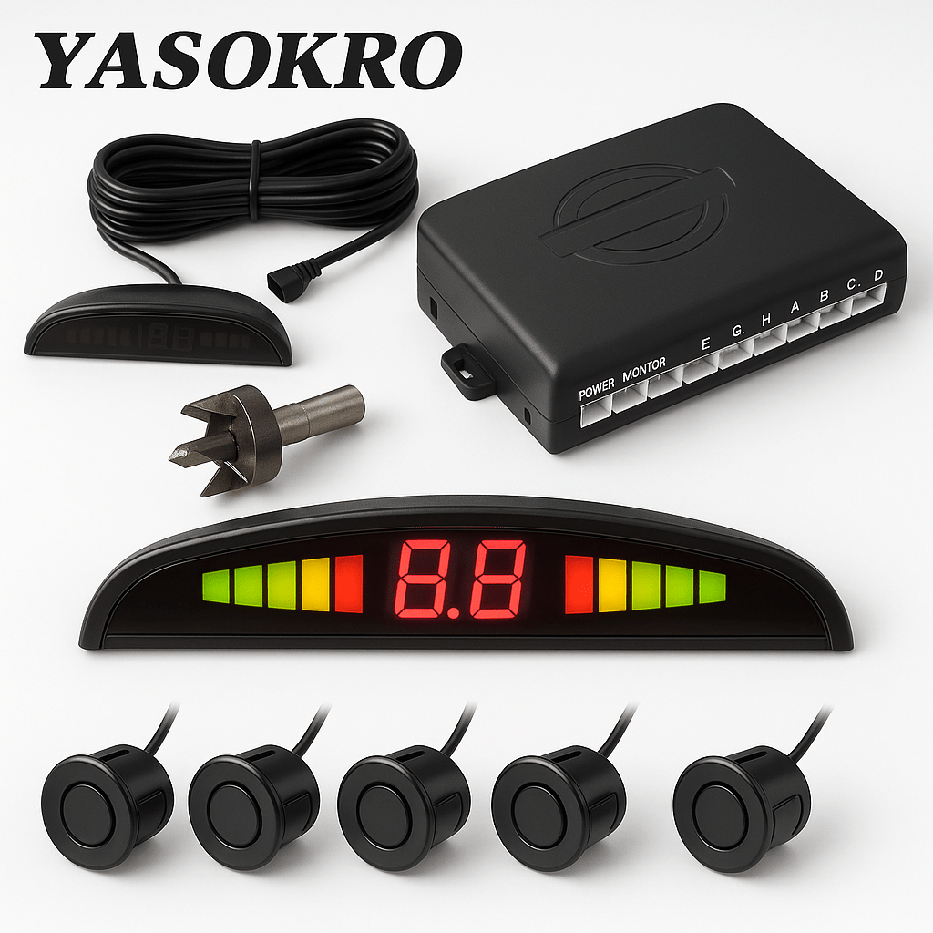 LED parkoló érzékelő 4 érzékelővel - 0 | Cyber Bazaar