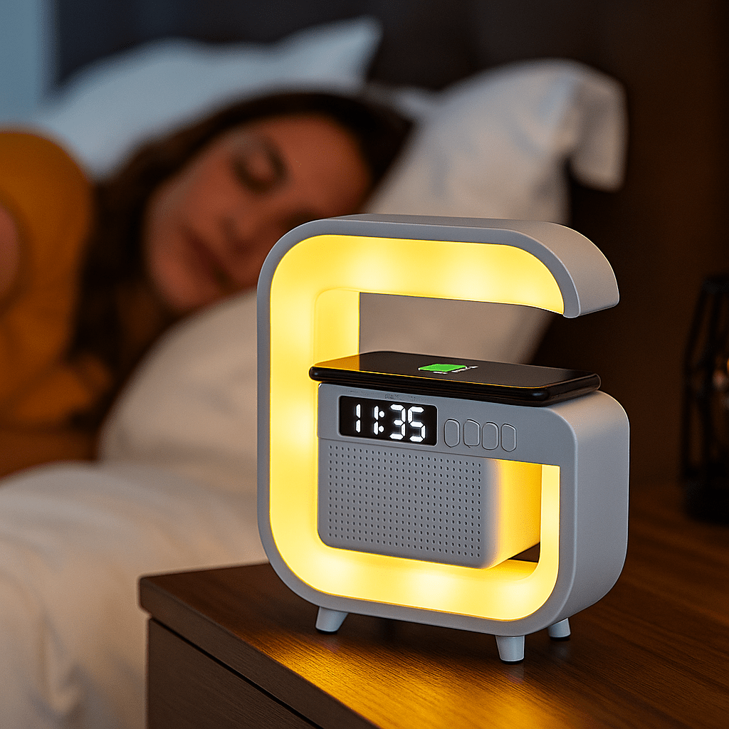 LED Vezeték Nélküli Töltős Bluetooth Hangszóró - | Cyber Bazaar