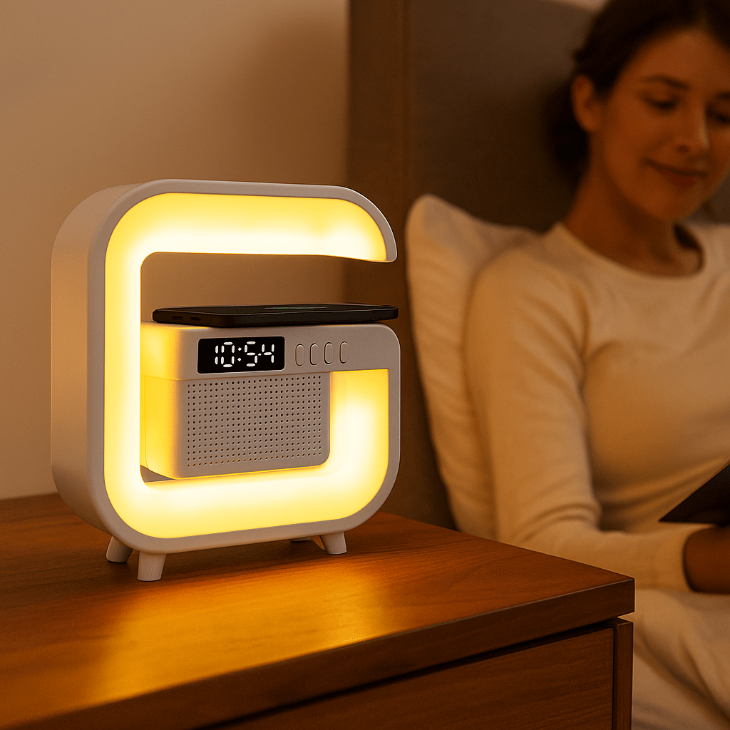 LED Vezeték Nélküli Töltős Bluetooth Hangszóró - | Cyber Bazaar