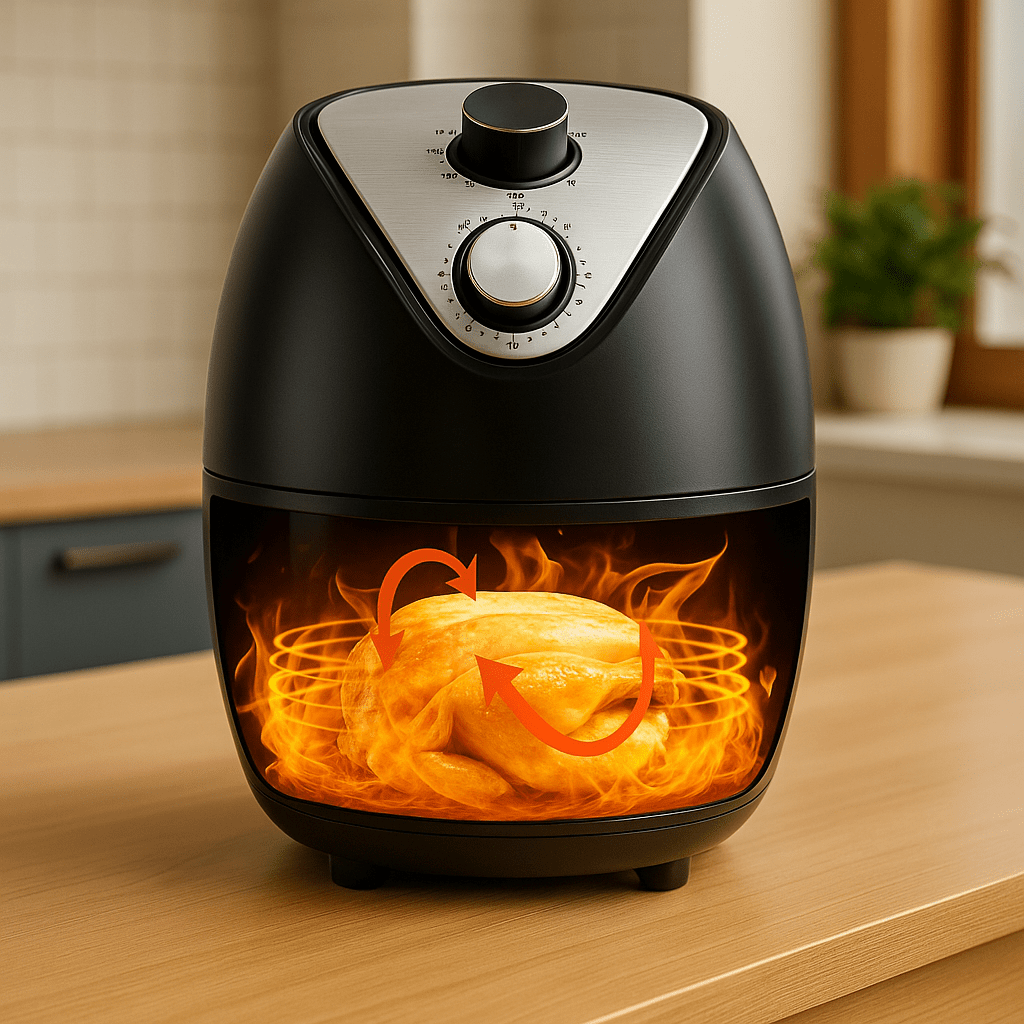 Légkeveréses Forrólevegős Fritőz - | Cyber Bazaar