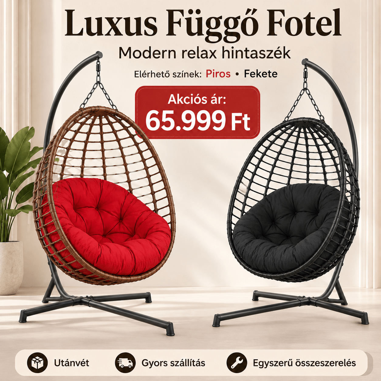 Luxus Függő Fotel - | Cyber Bazaar