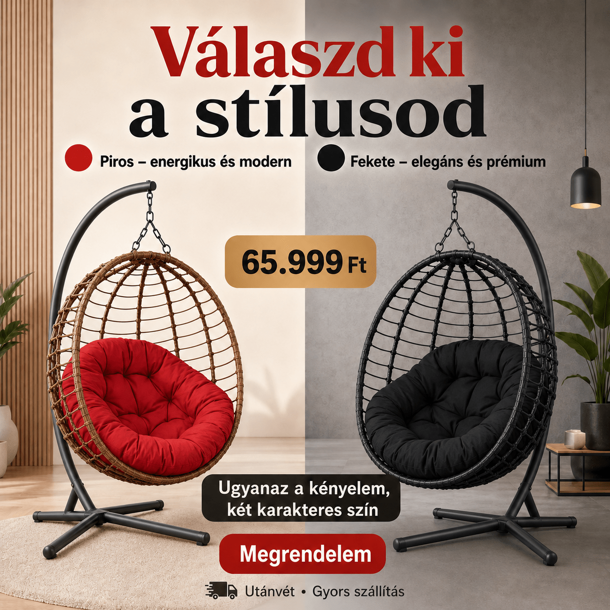 Luxus Függő Fotel - | Cyber Bazaar
