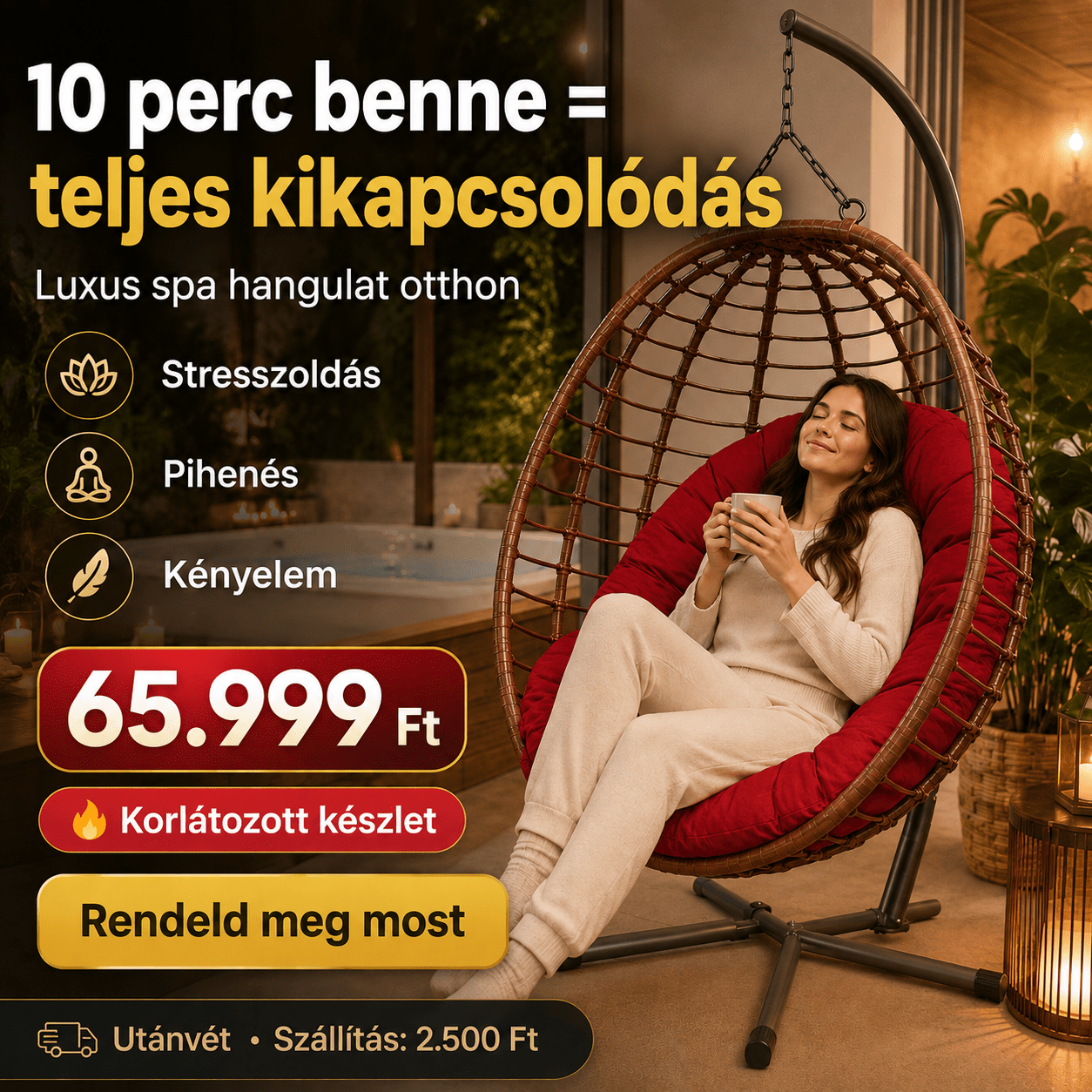 Luxus Függő Fotel - | Cyber Bazaar