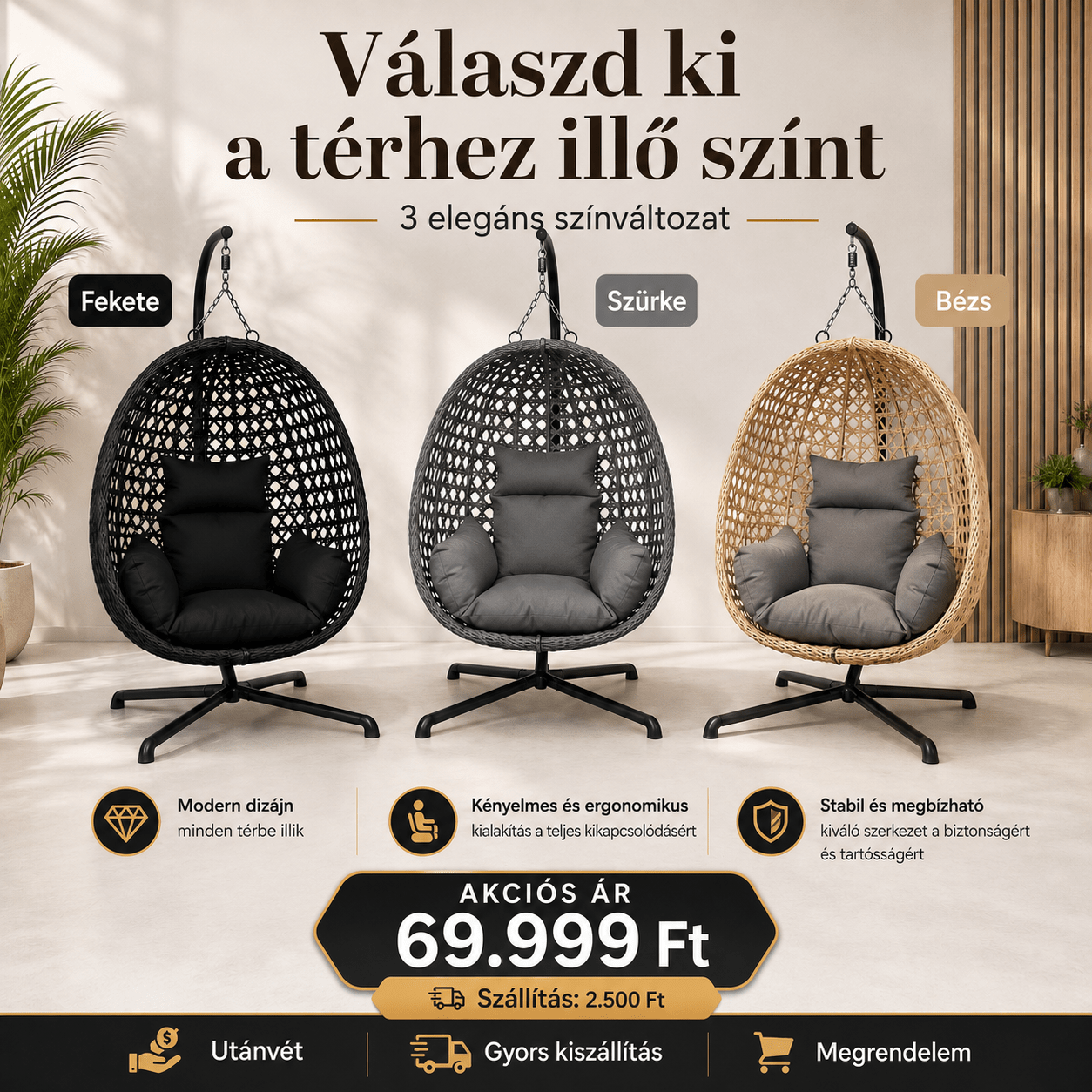 Luxus Függő Fotel - | Cyber Bazaar