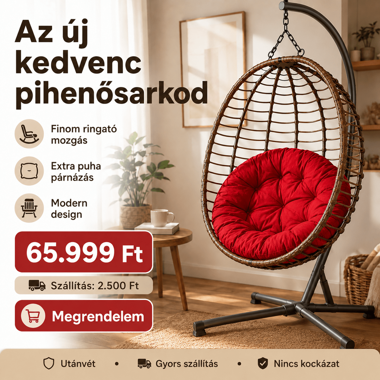 Luxus Függő Fotel - | Cyber Bazaar