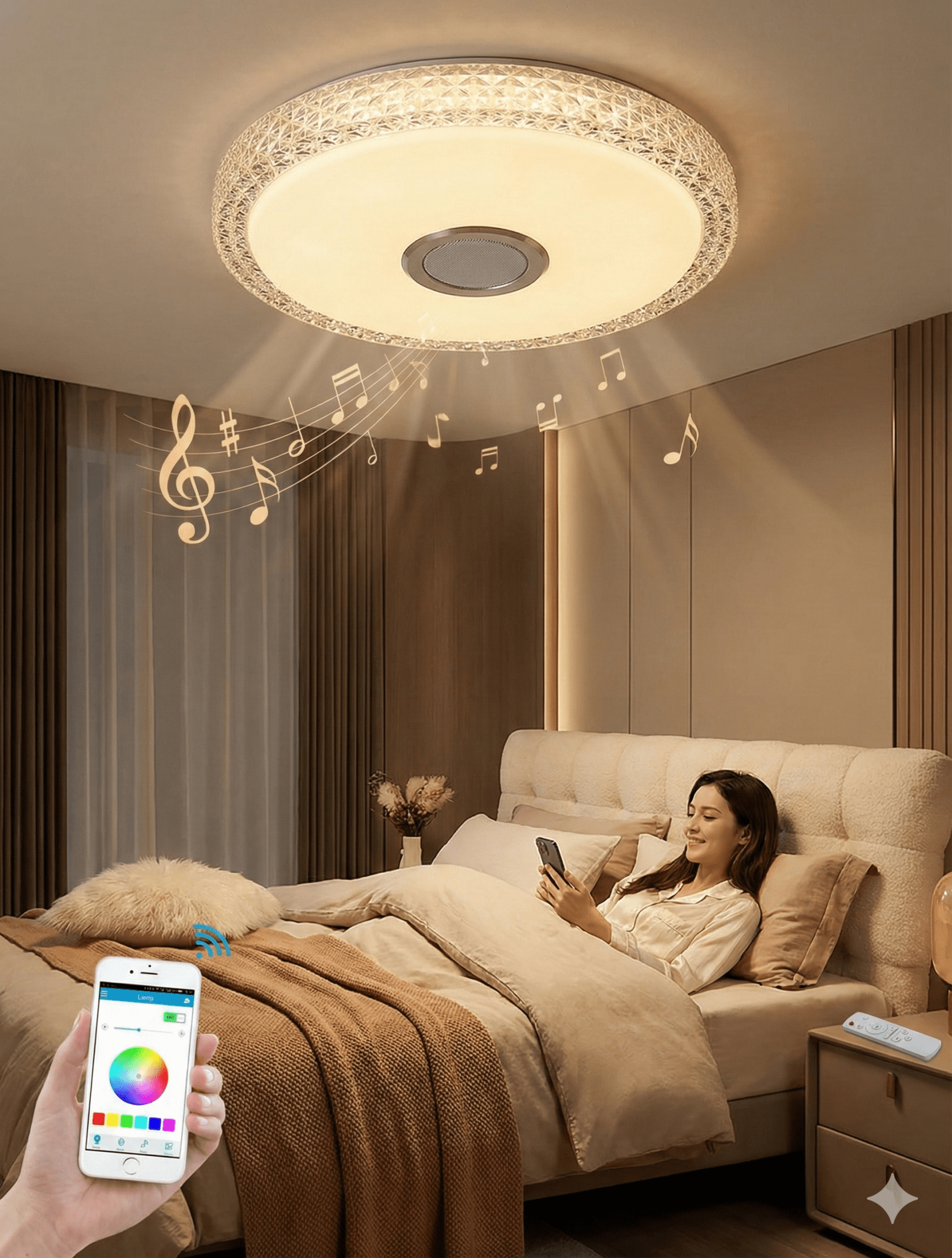 Luxus Starlight LED mennyezeti lámpa - | Cyber Bazaar