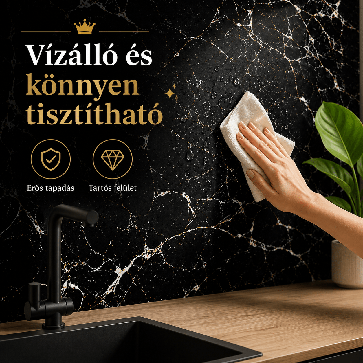 Márványhatású Öntapadós Falmatrica 3 × 1,2 m - | Cyber Bazaar
