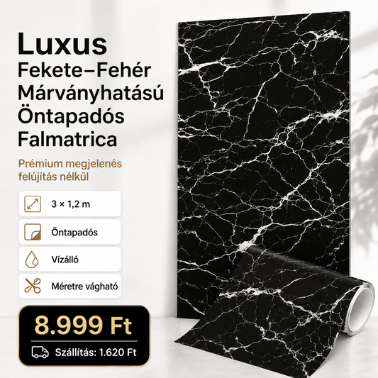 Márványhatású Öntapadós Falmatrica 3 × 1,2 m