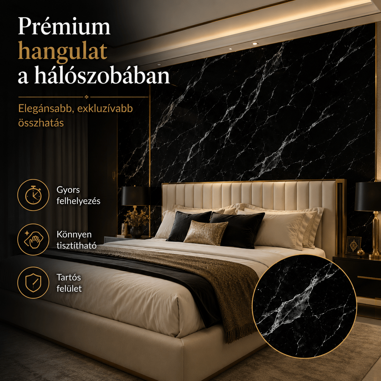 Márványhatású Öntapadós Falmatrica 3 × 1,2 m - | Cyber Bazaar