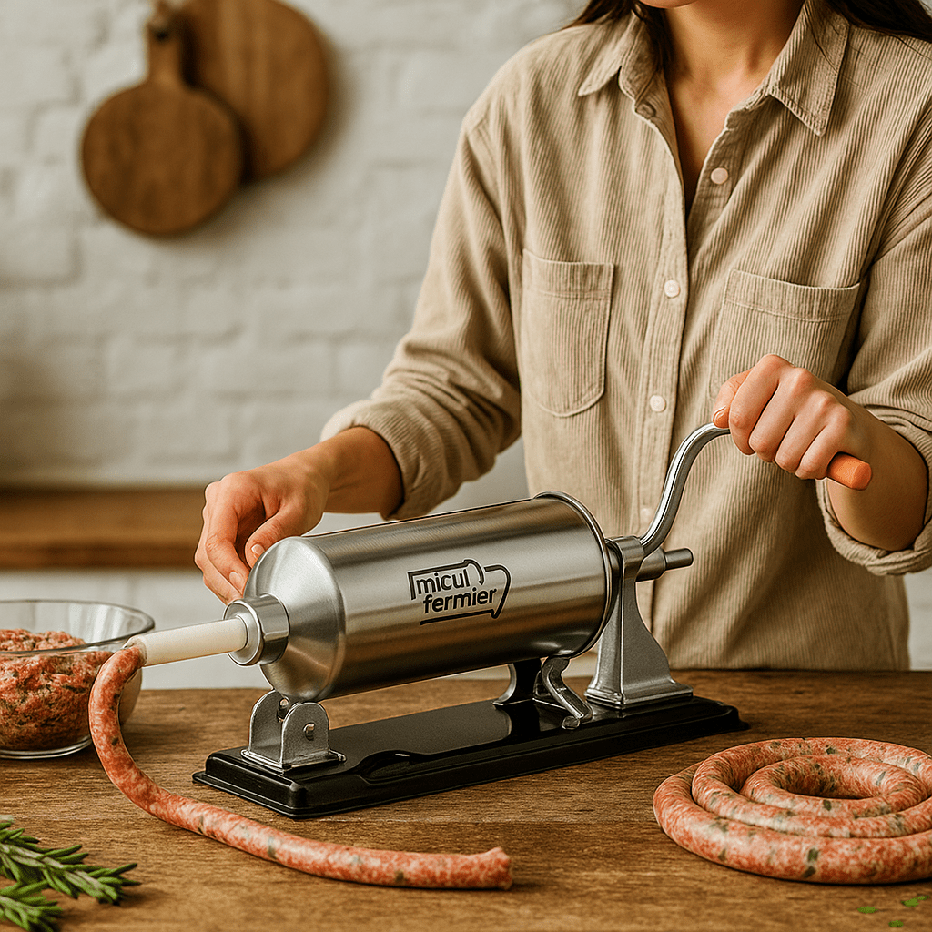 Micul Fermier Horizontális Kolbásztöltő Gép - | Cyber Bazaar