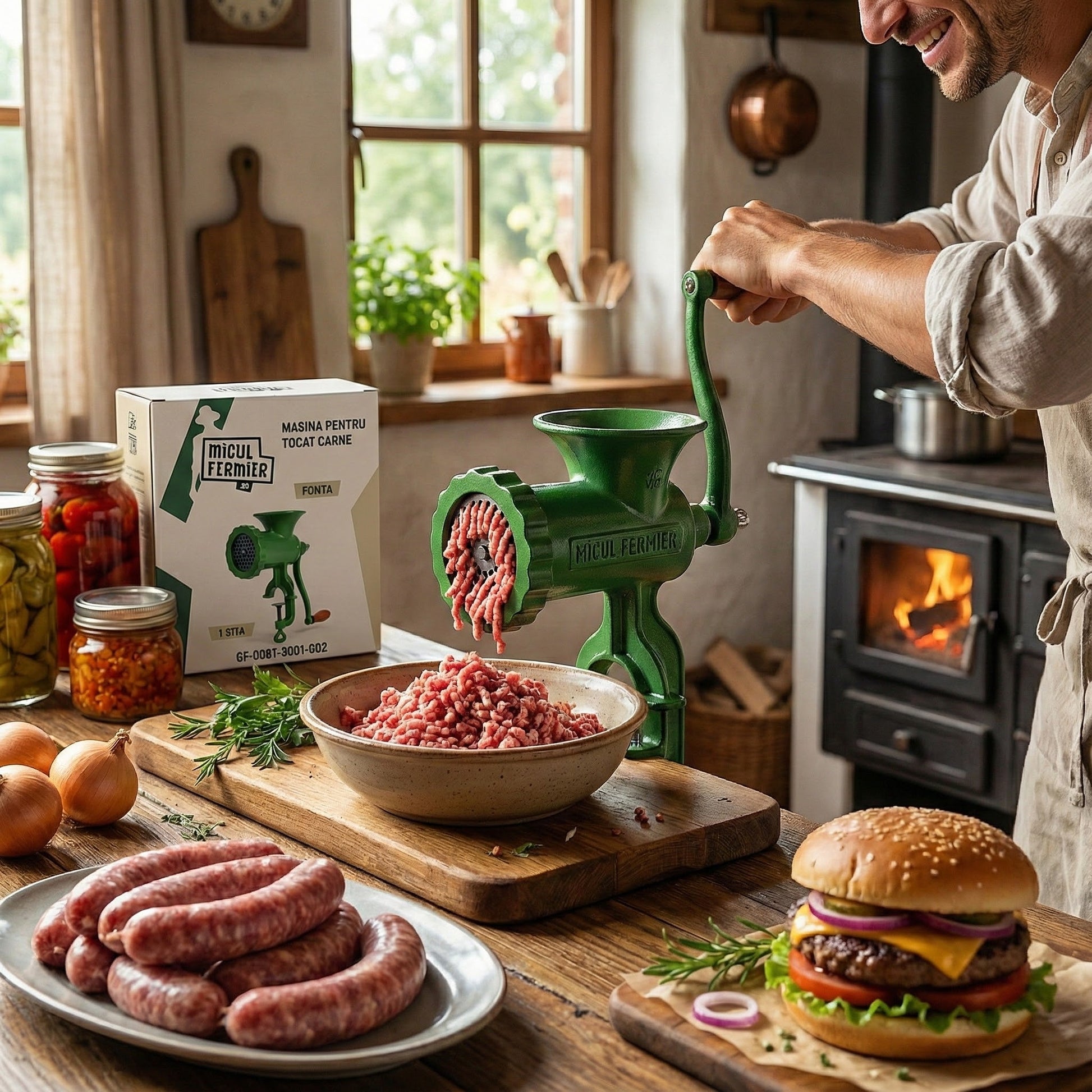 Micul Fermier Öntöttvas Húsdaráló - | Cyber Bazaar