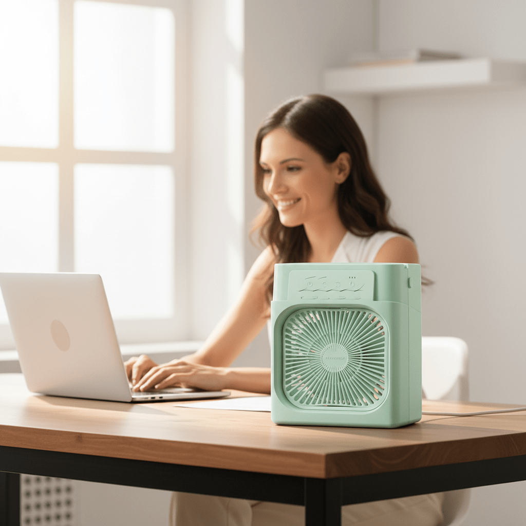 Mini Léghűtő Ventilátor 1+1 Ingyen - | Cyber Bazaar