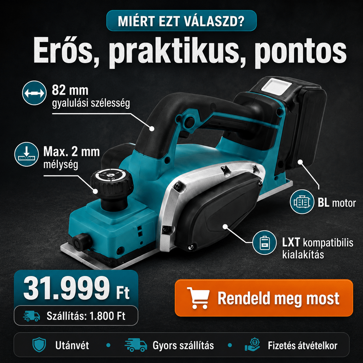 Motor Akkus Gyalugép - | Cyber Bazaar
