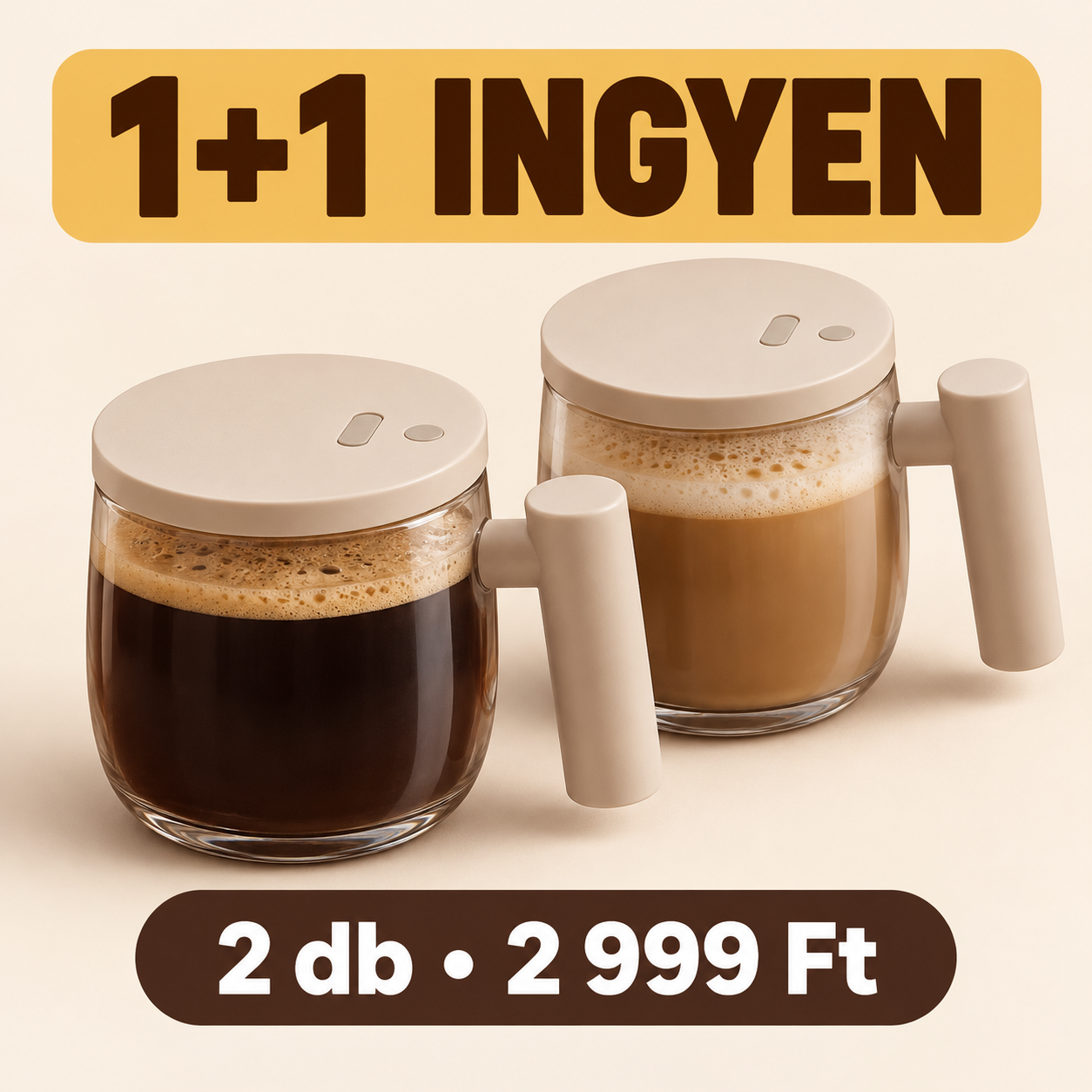 Automata keverős bögre – 1+1 ingyen, 2 999 Ft