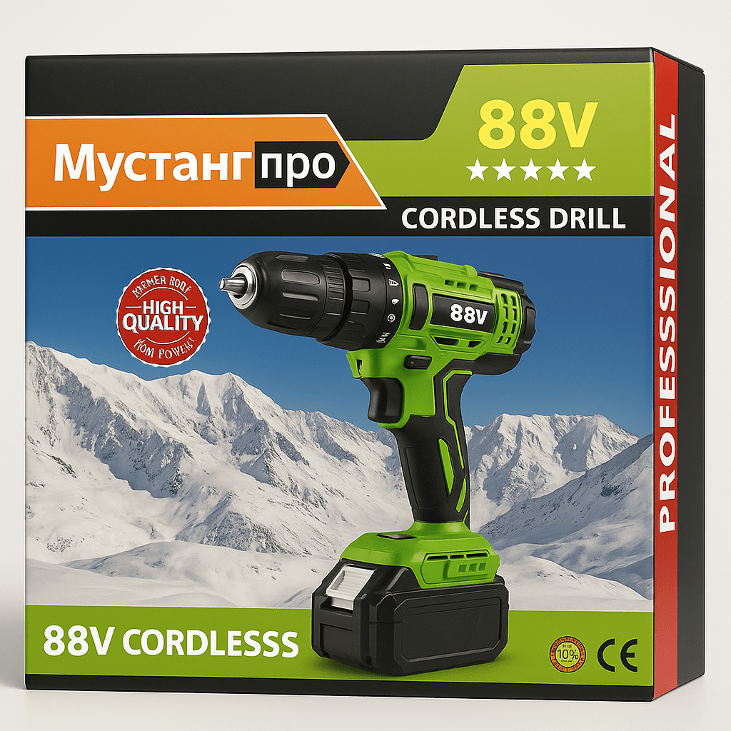 Mustang Pro 88V Akkumulátoros Fúró - | Cyber Bazaar