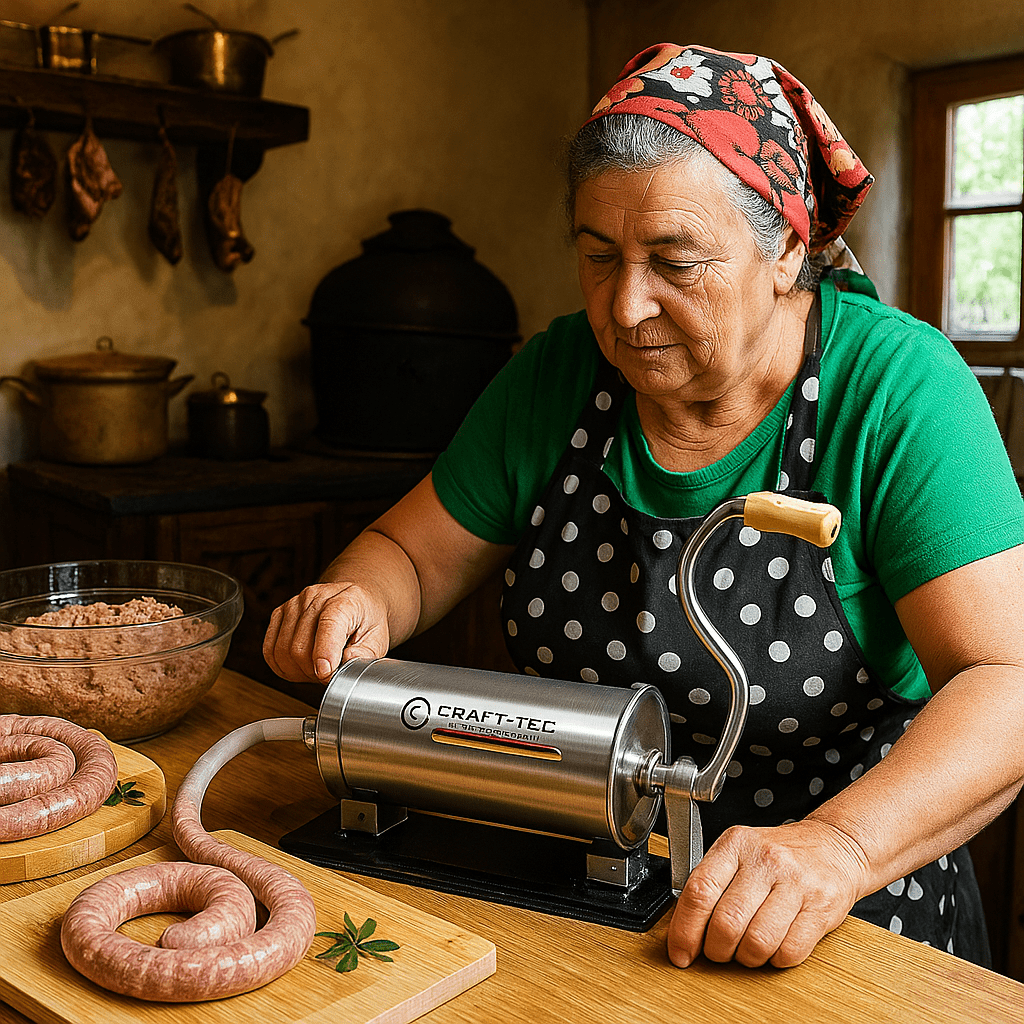 MX131 Rozsdamentes Acél Kolbásztöltő Gép - | Cyber Bazaar