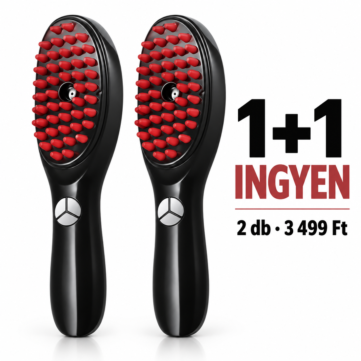 Fejbőrmasszírozó kefe – 1+1 ingyen, 3 499 Ft
